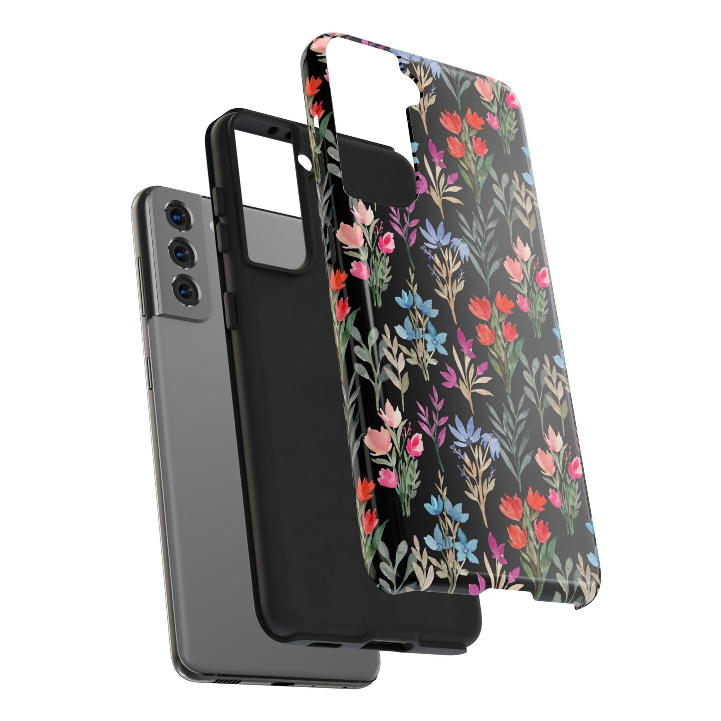 Floral Tough Phone Case - Durable Protection with Vibrant Botanical Design