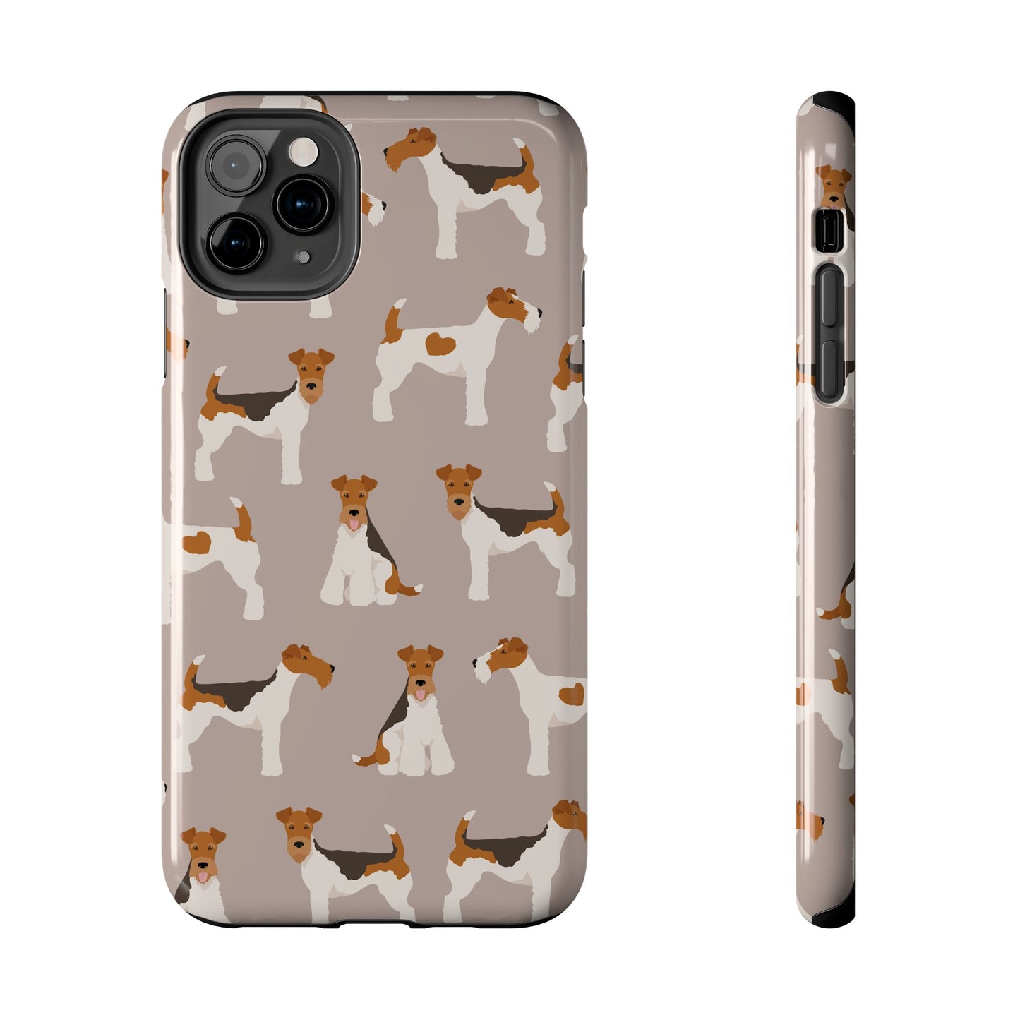 Cute Wire Fox Terrier Tough Phone Case - Durable and Stylish