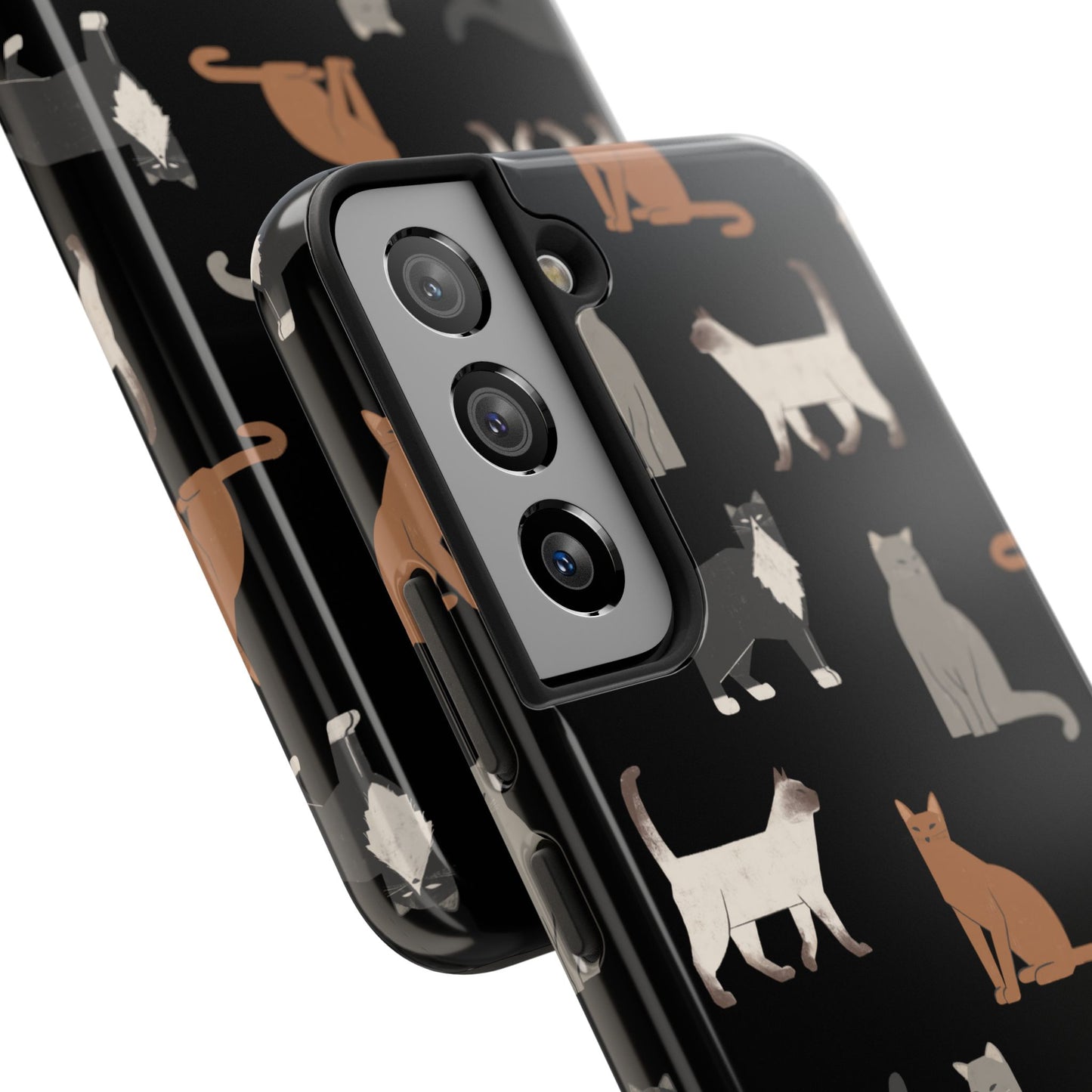 Cubist Cat Tough Phone Case - Stylish & Durable for Pet Fans
