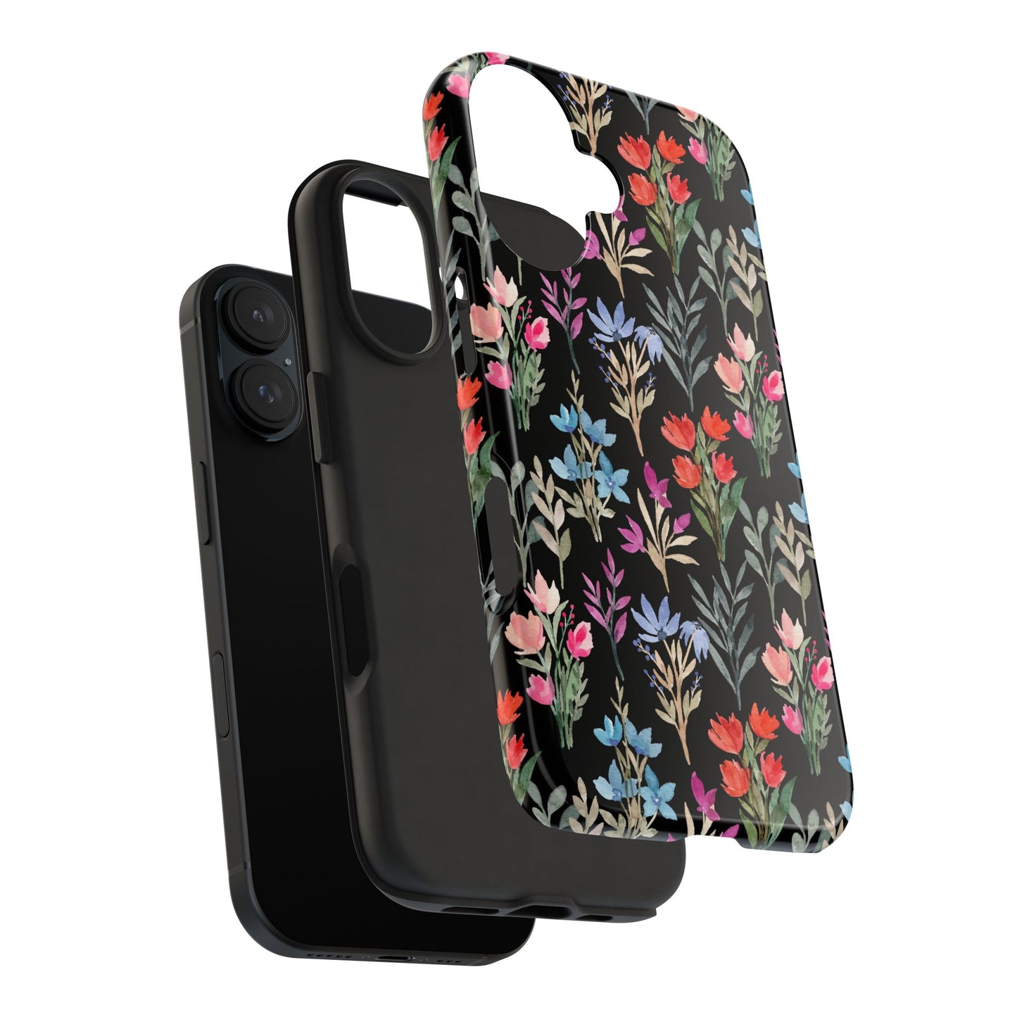 Floral Tough Phone Case - Durable Protection with Vibrant Botanical Design