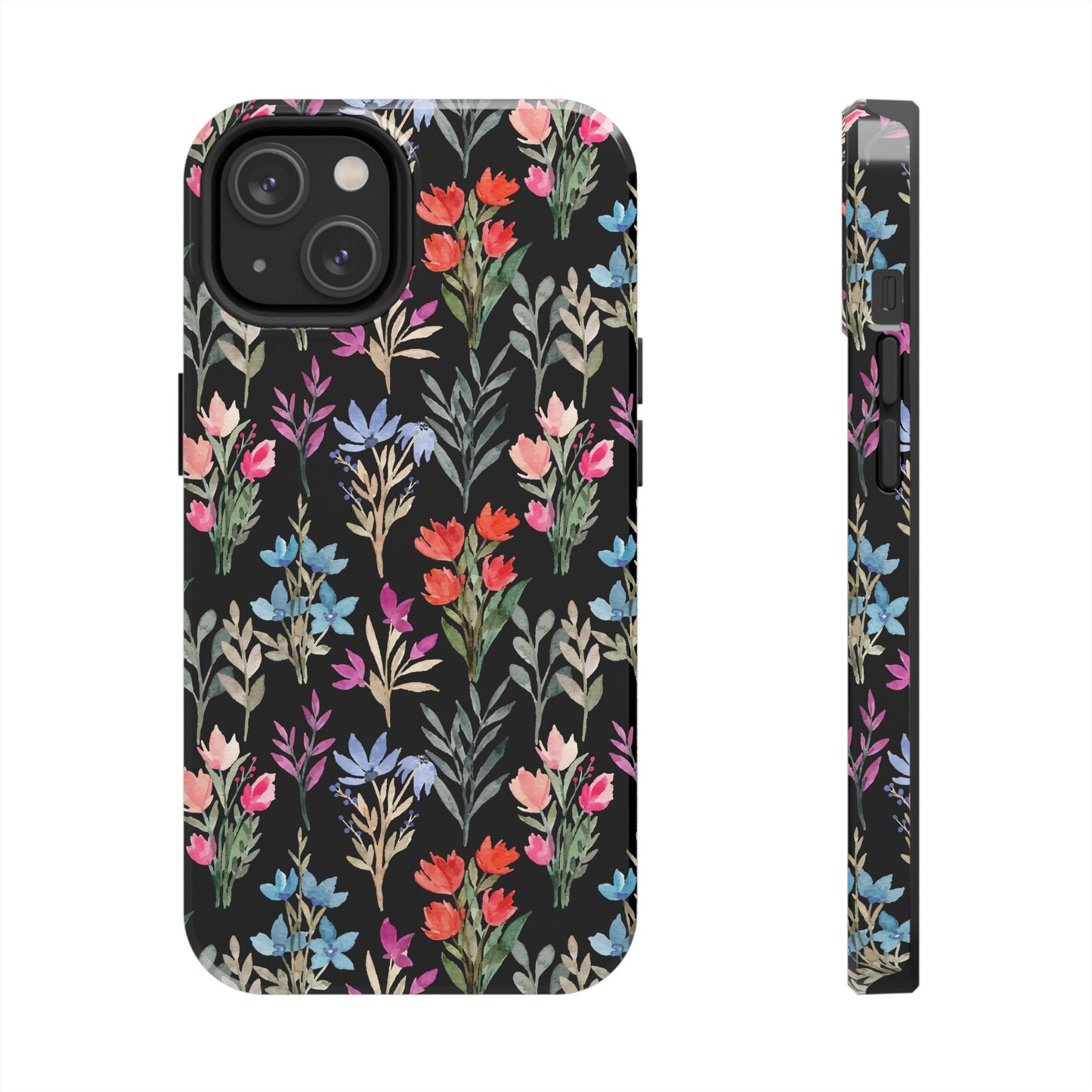 Floral Tough Phone Case - Durable Protection with Vibrant Botanical Design