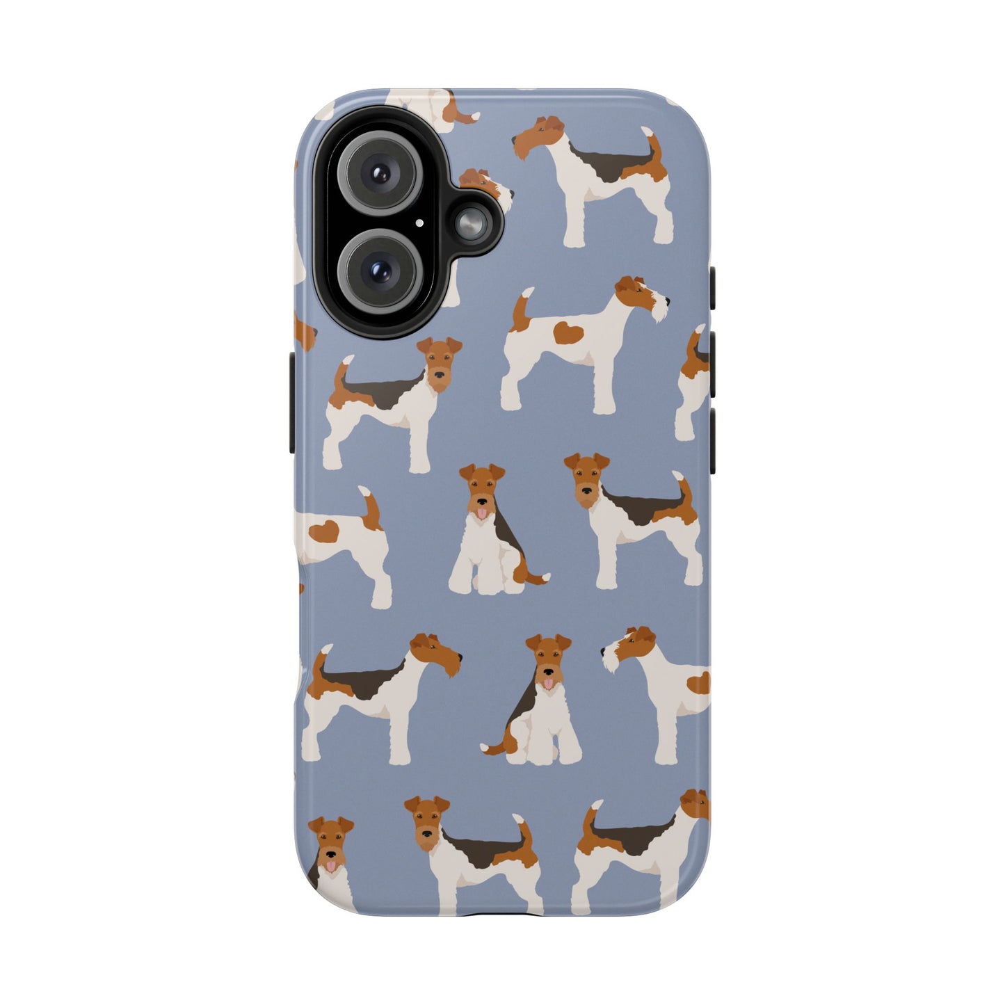 Playful Wire Fox Terrier Phone Case - Durable & Stylish Dog Lover Accessory