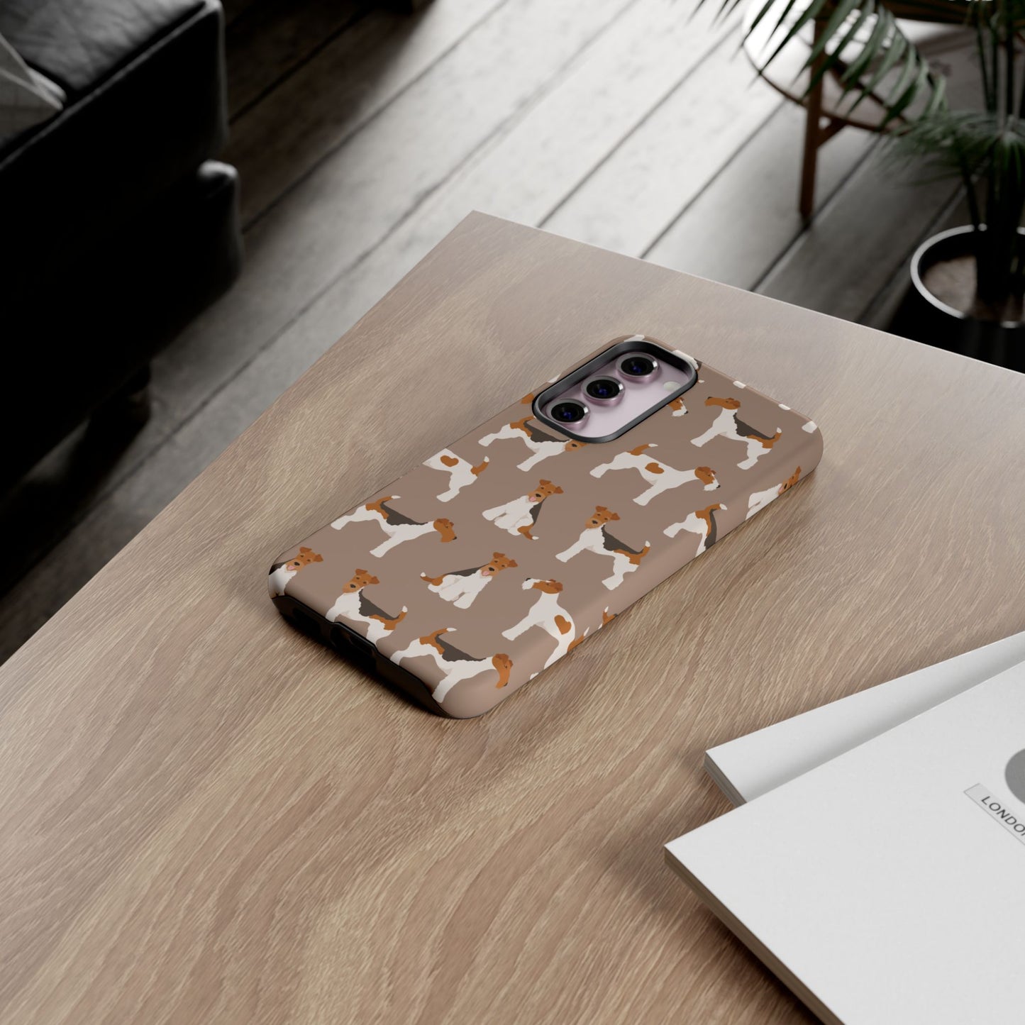 Wire Fox Terrier Lover Tough Case - Stylish Phone Case Featuring Playful Fox Terriers