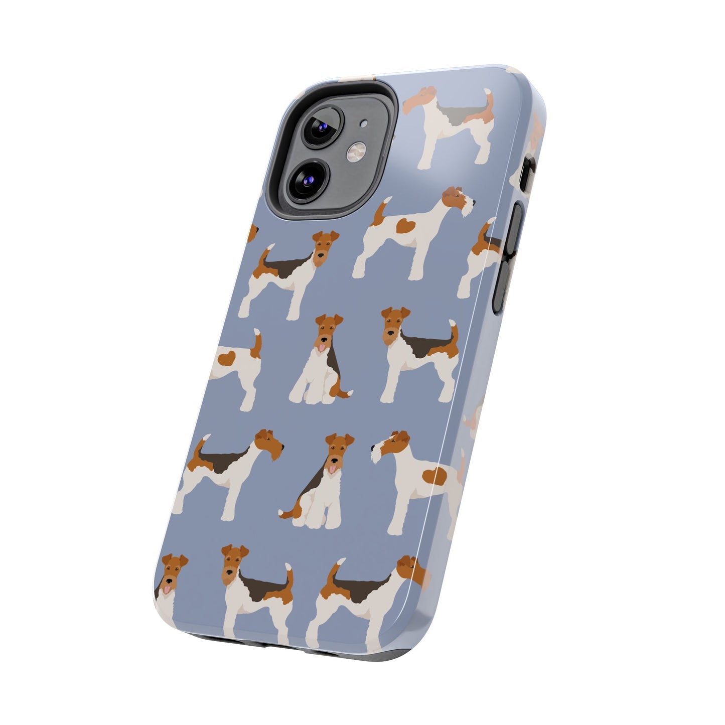 Playful Wire Fox Terrier Phone Case - Durable & Stylish Dog Lover Accessory
