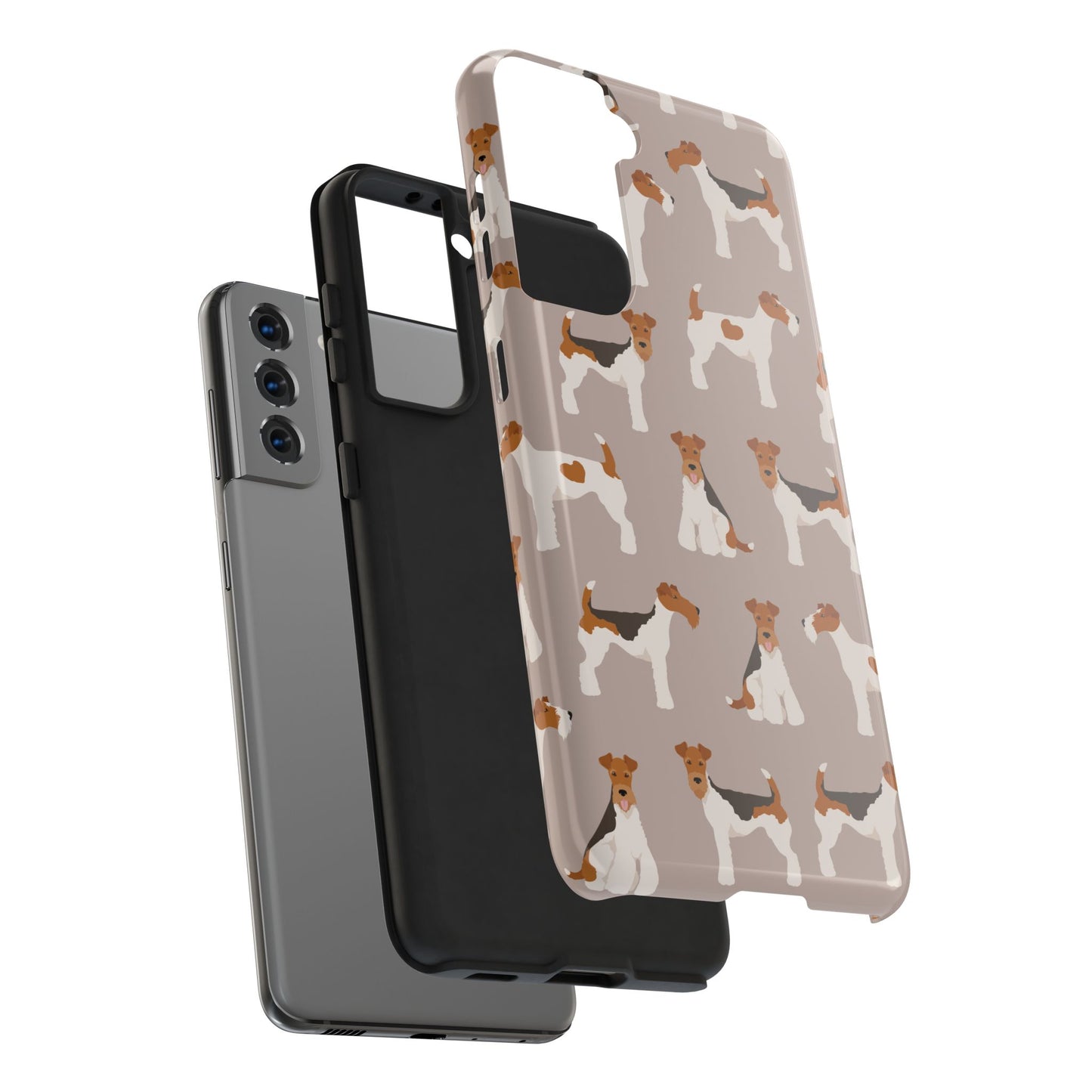 Cute Wire Fox Terrier Tough Phone Case - Durable and Stylish