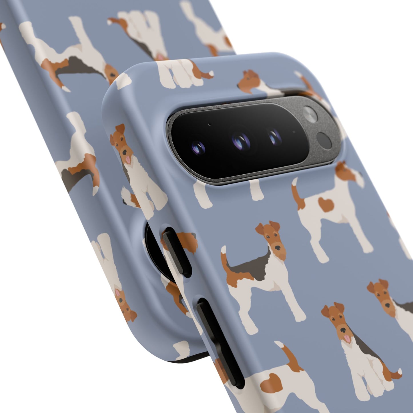 Wire Fox Terrier Lover Tough Case - Stylish Phone Case Featuring Playful Fox Terriers