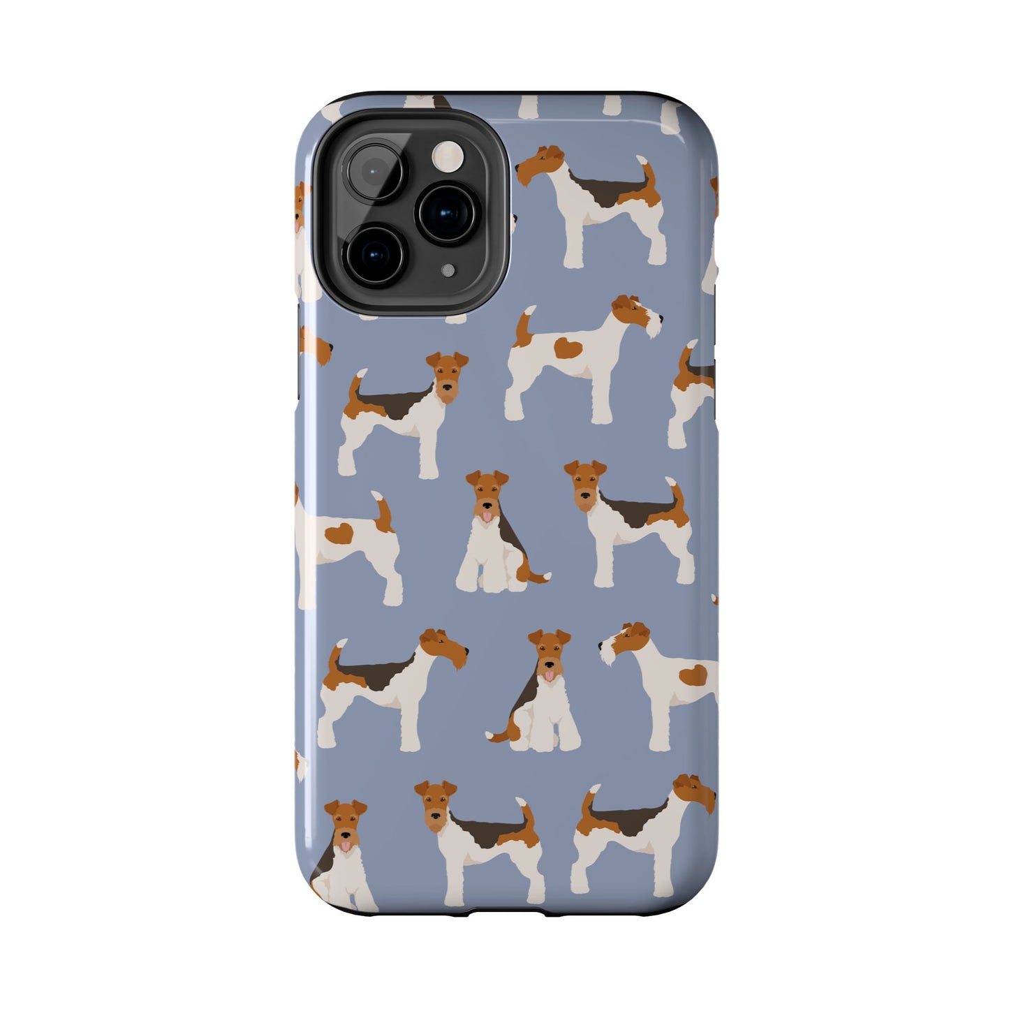 Playful Wire Fox Terrier Phone Case - Durable & Stylish Dog Lover Accessory