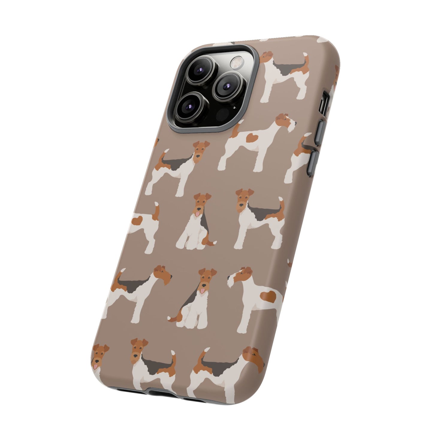Wire Fox Terrier Lover Tough Case - Stylish Phone Case Featuring Playful Fox Terriers
