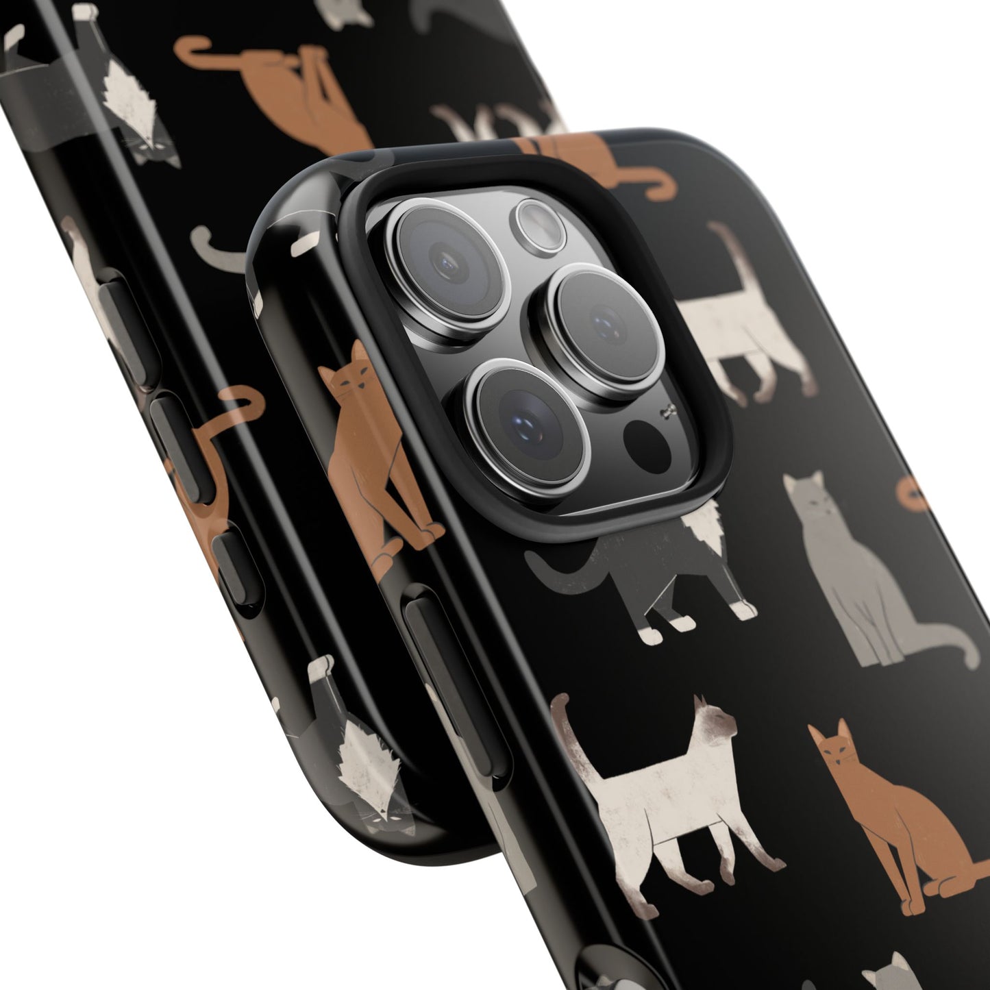 Cubist Cat Tough Phone Case - Stylish & Durable for Pet Fans