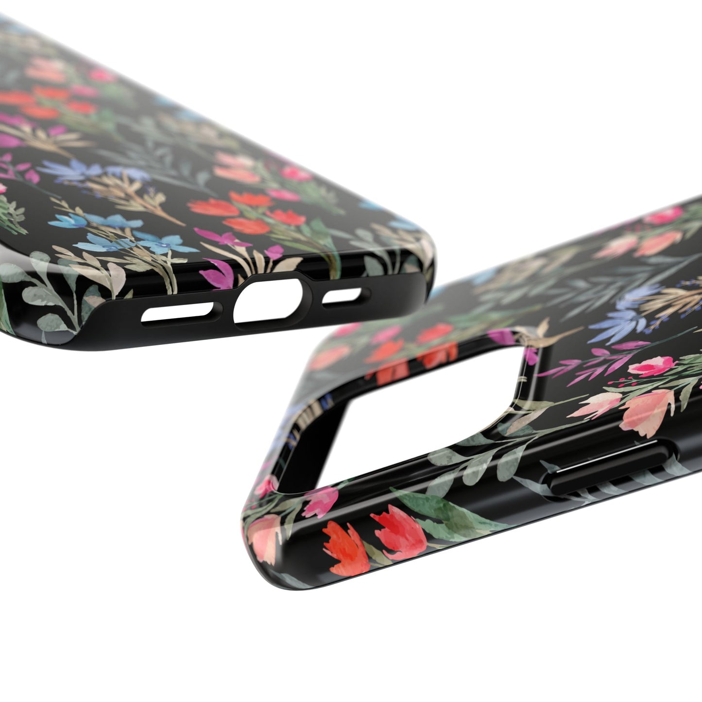 Floral Tough Phone Case - Durable Protection with Vibrant Botanical Design