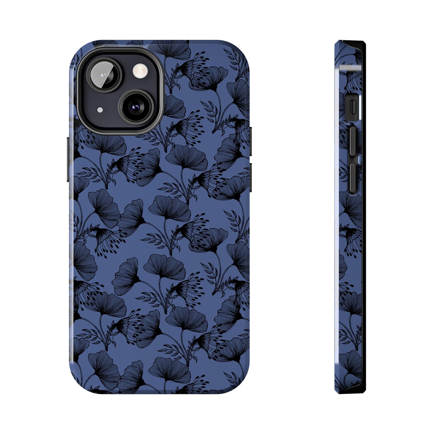 Ornate Floral Tough Phone Case - Durable Protection with Elegant Design