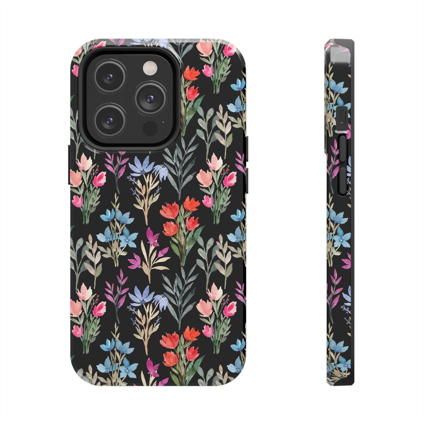 Floral Tough Phone Case - Durable Protection with Vibrant Botanical Design