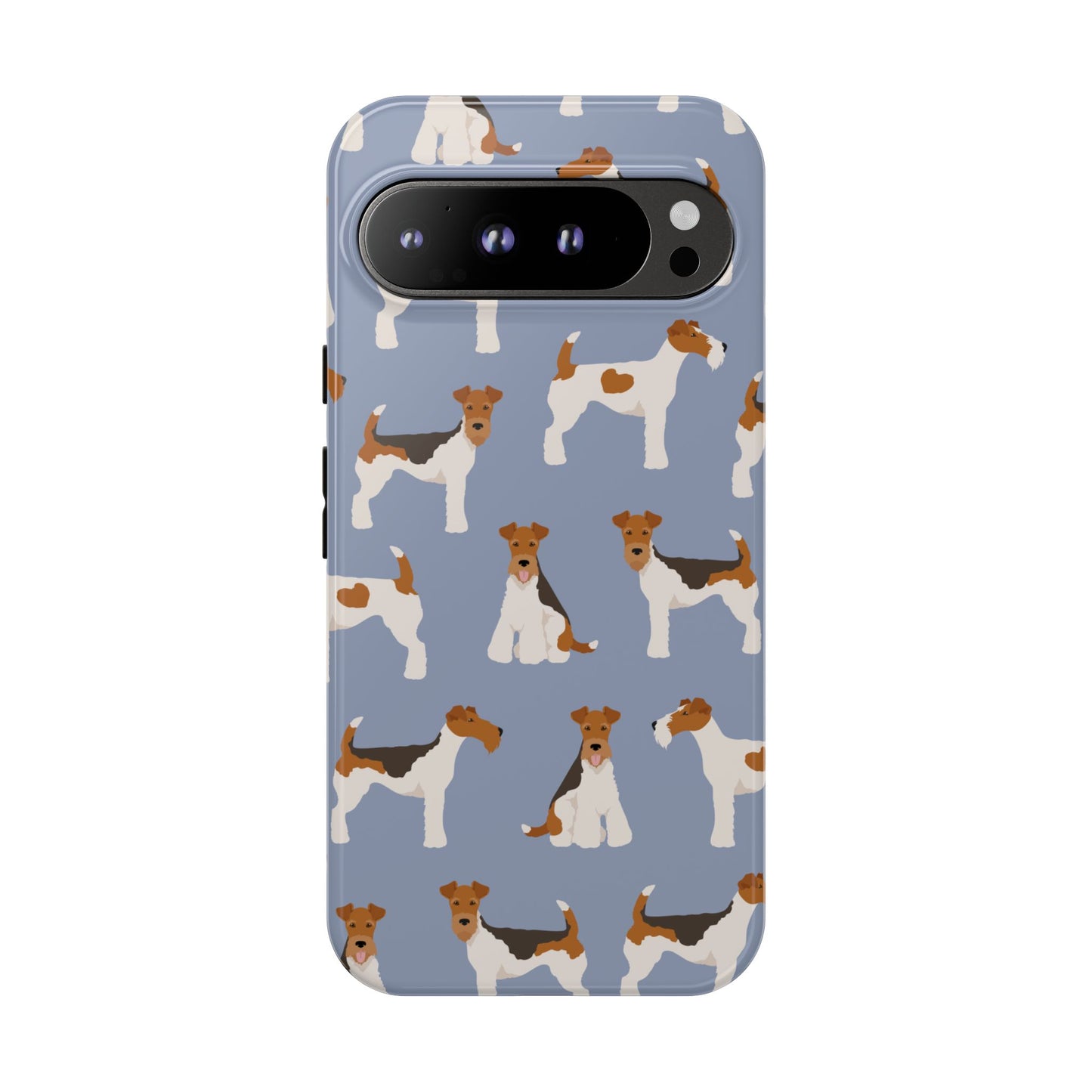 Wire Fox Terrier Lover Tough Case - Stylish Phone Case Featuring Playful Fox Terriers