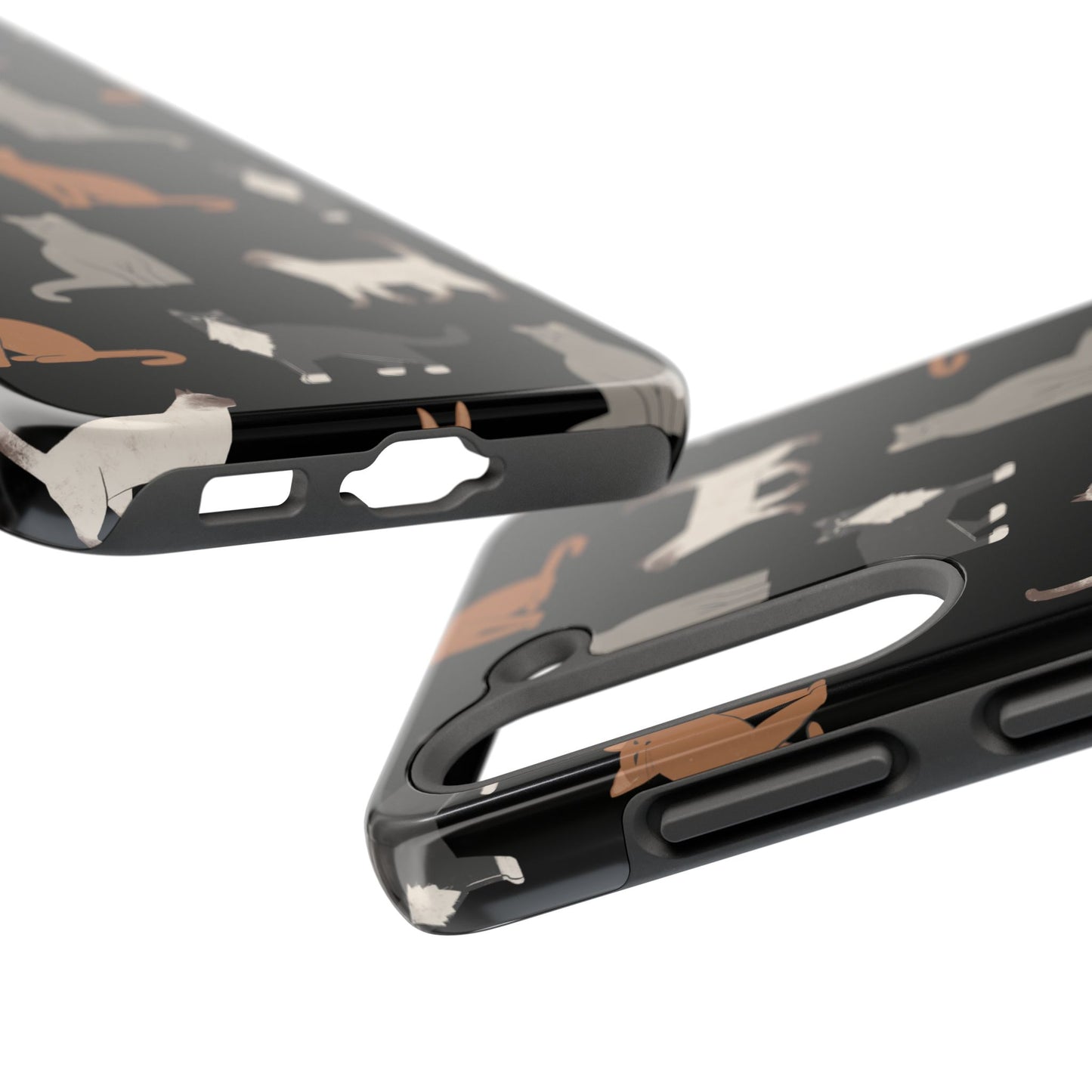 Cubist Cat Tough Phone Case - Stylish & Durable for Pet Fans
