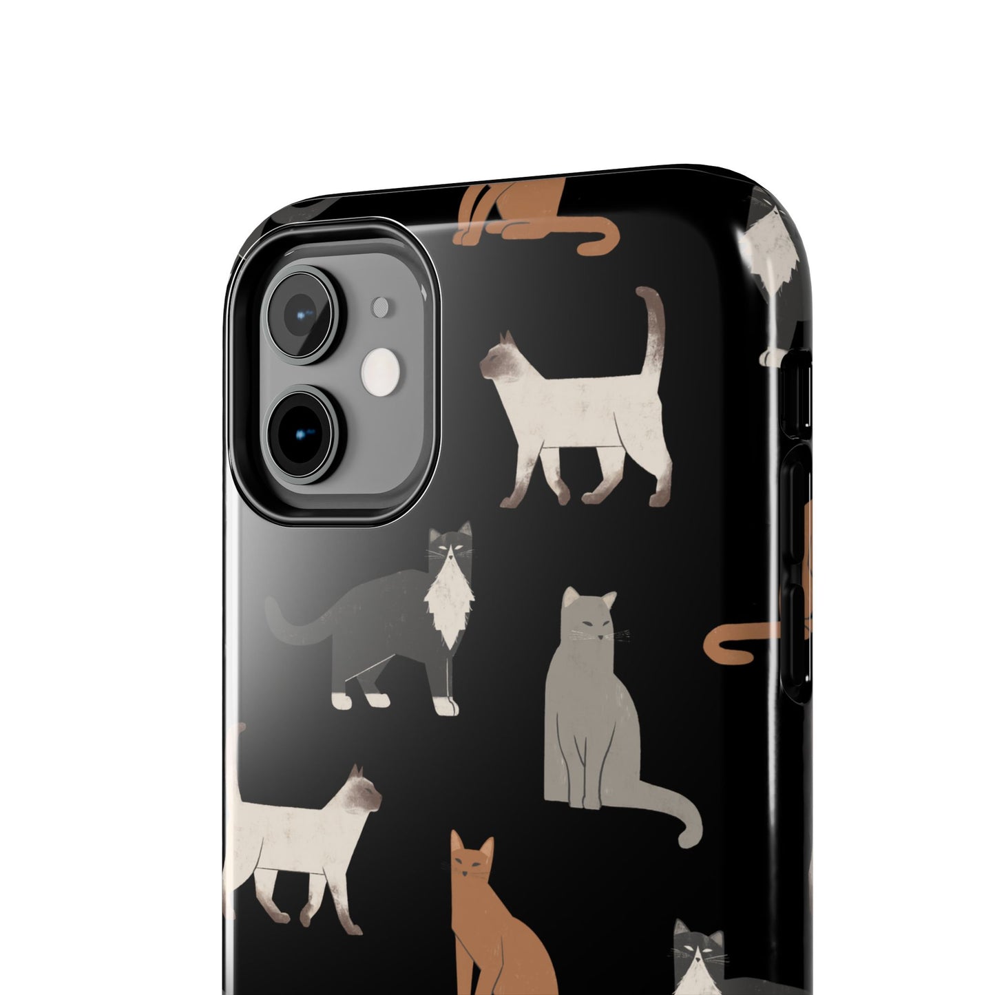 Cubist Cat Tough Phone Case - Stylish & Durable for Pet Fans