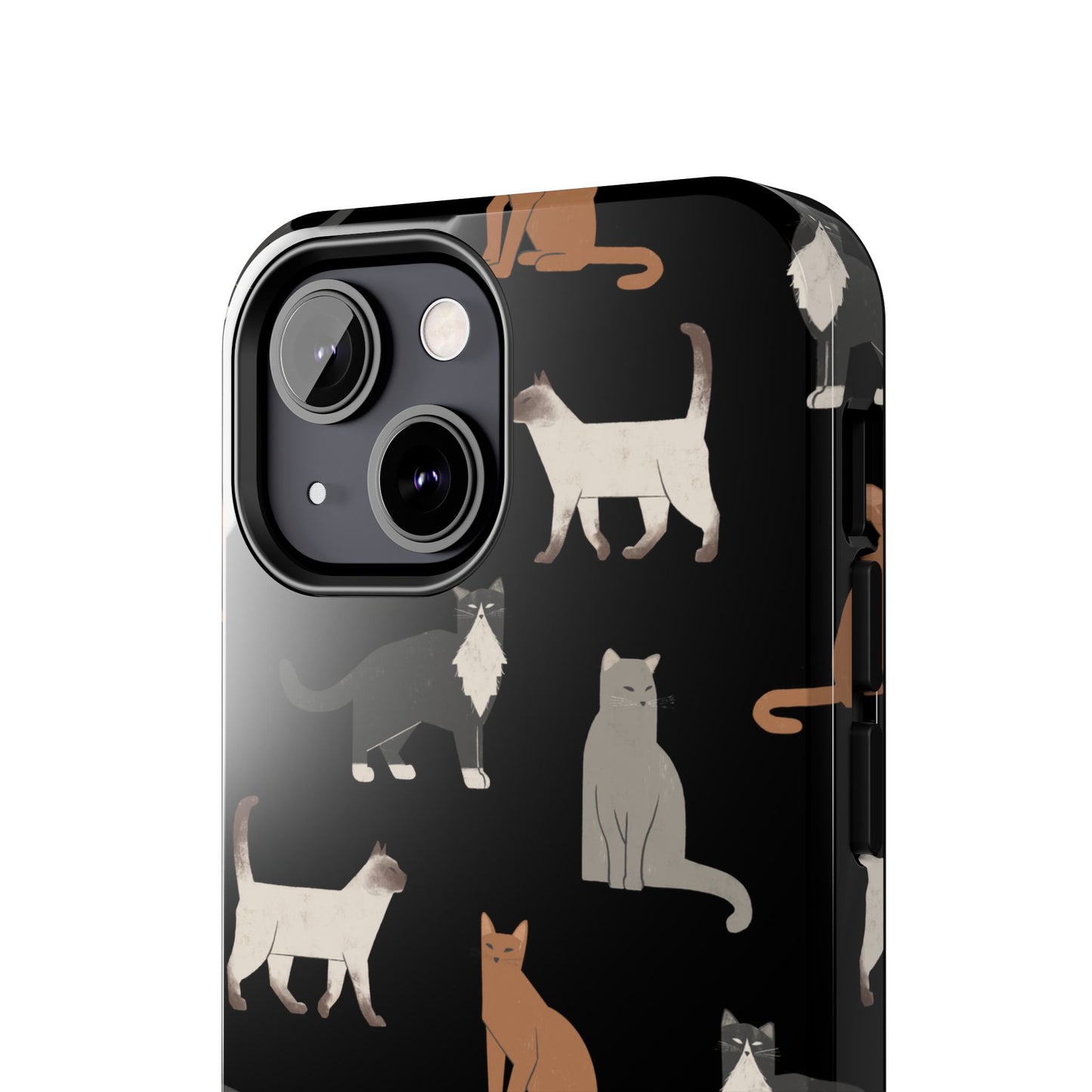 Cubist Cat Tough Phone Case - Stylish & Durable for Pet Fans