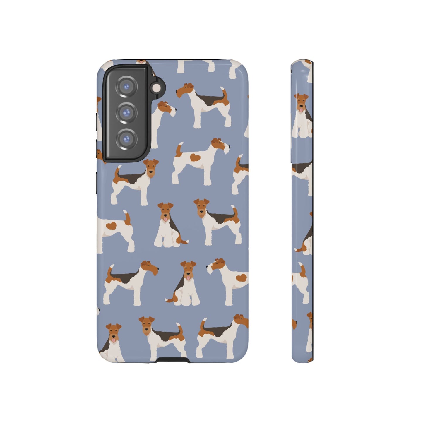 Wire Fox Terrier Lover Tough Case - Stylish Phone Case Featuring Playful Fox Terriers