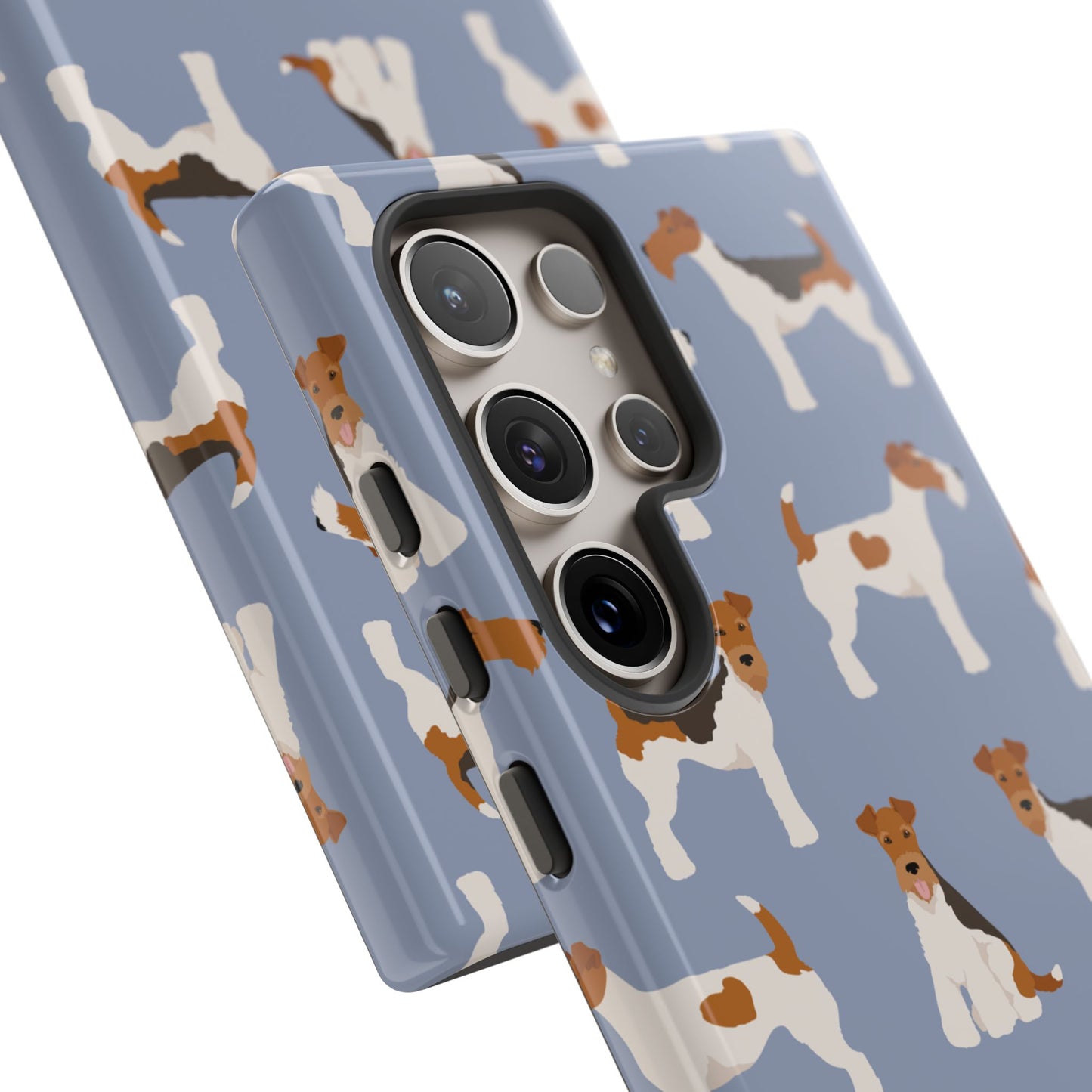 Wire Fox Terrier Lover Tough Case - Stylish Phone Case Featuring Playful Fox Terriers