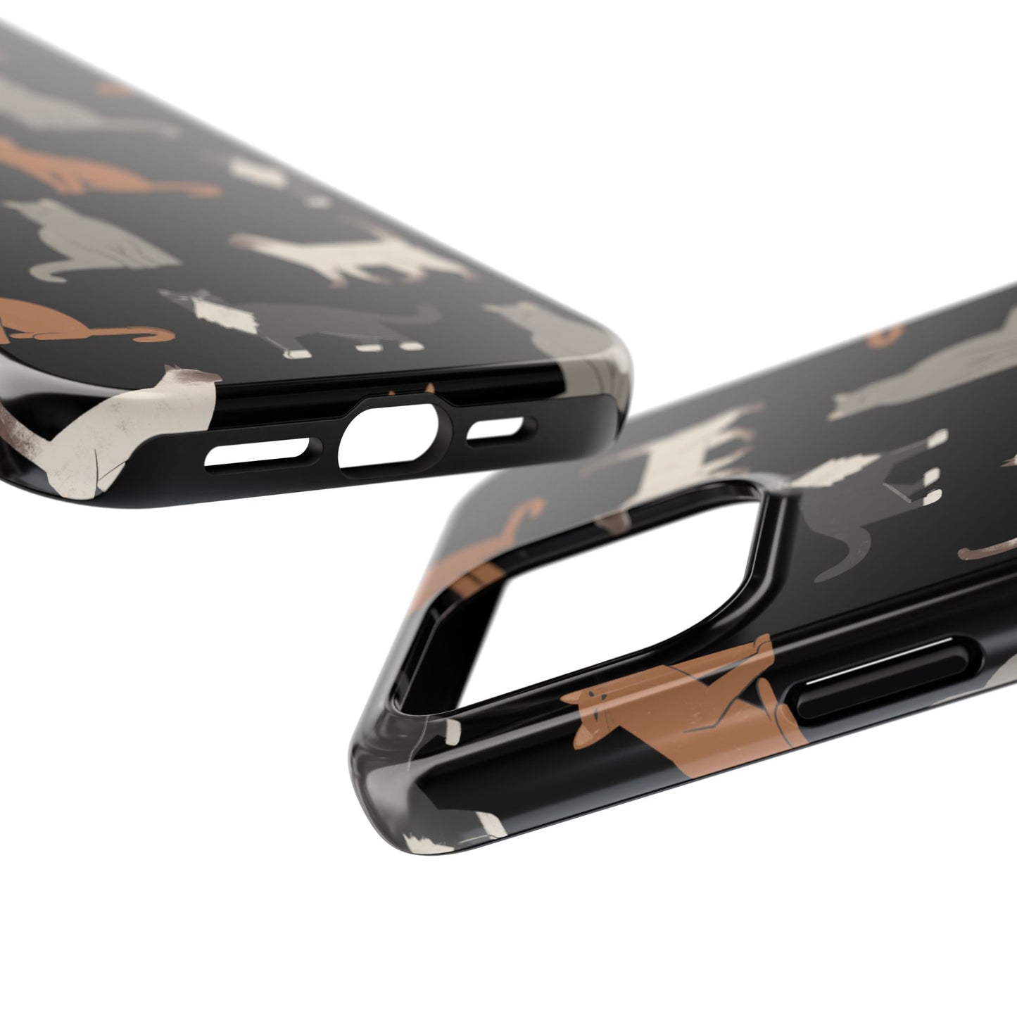 Cubist Cat Tough Phone Case - Stylish & Durable for Pet Fans