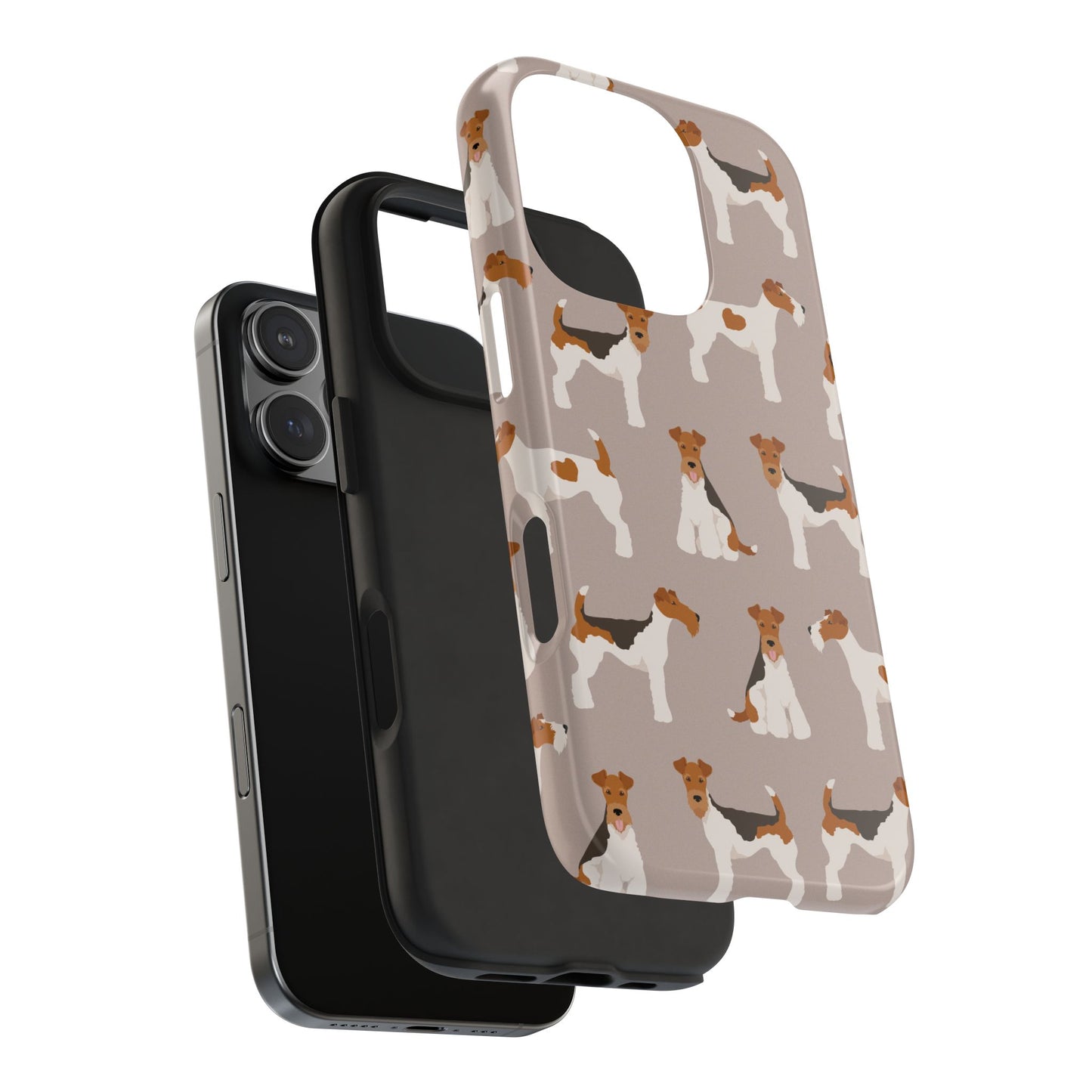 Cute Wire Fox Terrier Tough Phone Case - Durable and Stylish