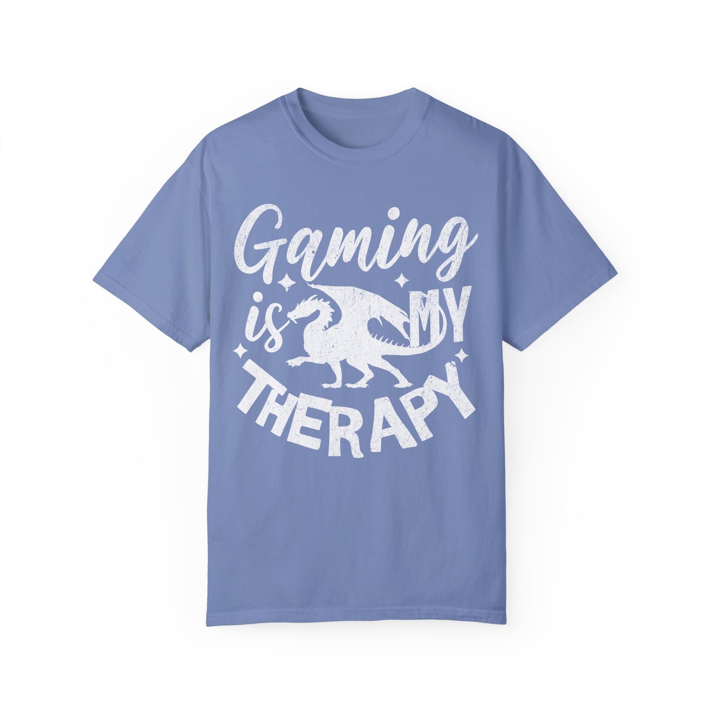 Gaming Therapy Unisex Garment-Dyed T-Shirt | Perfect for Gamers & Casual Wear