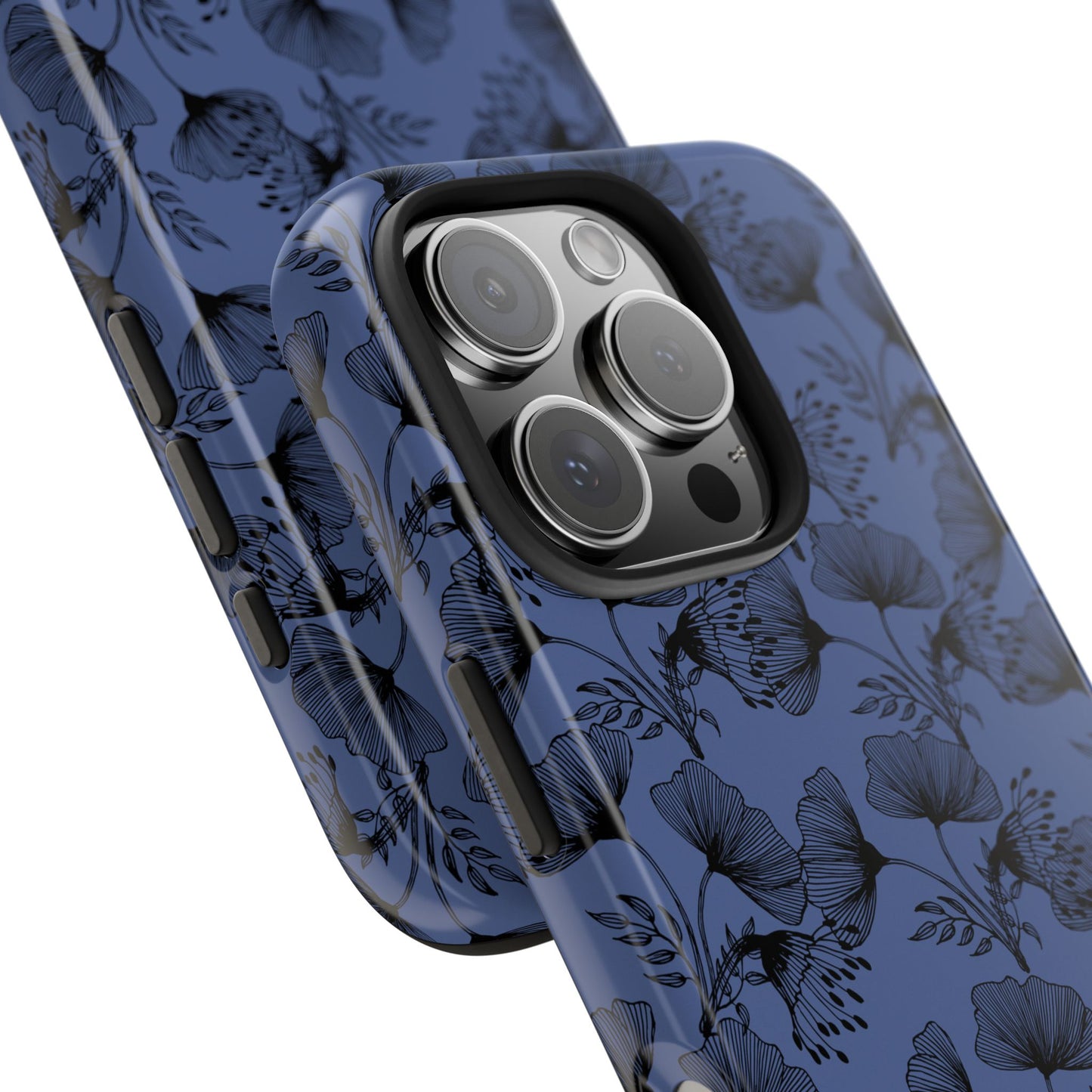 Ornate Floral Tough Phone Case - Durable Protection with Elegant Design