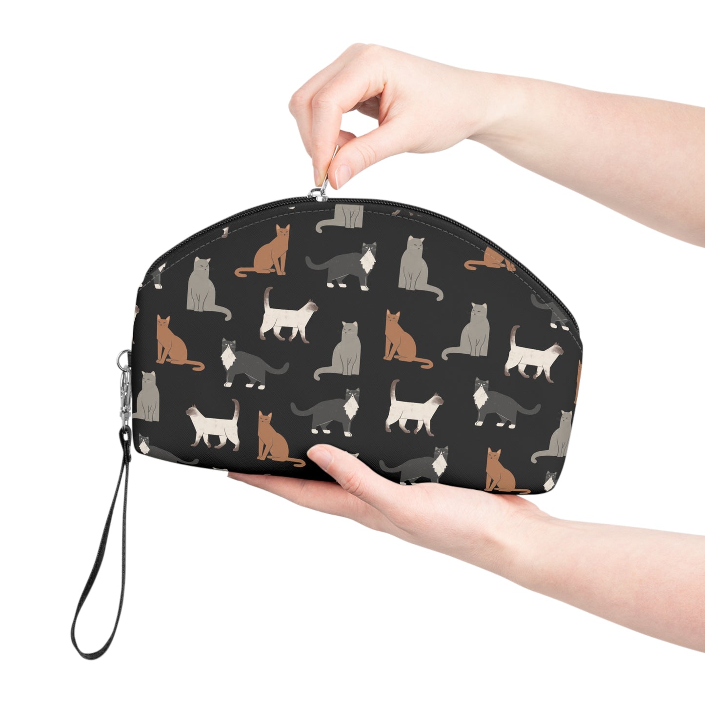 Adorable Cubist Cat-Themed Makeup Bag for Animal Lovers