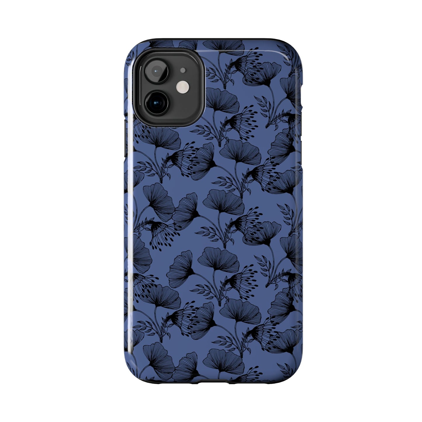 Ornate Floral Tough Phone Case - Durable Protection with Elegant Design