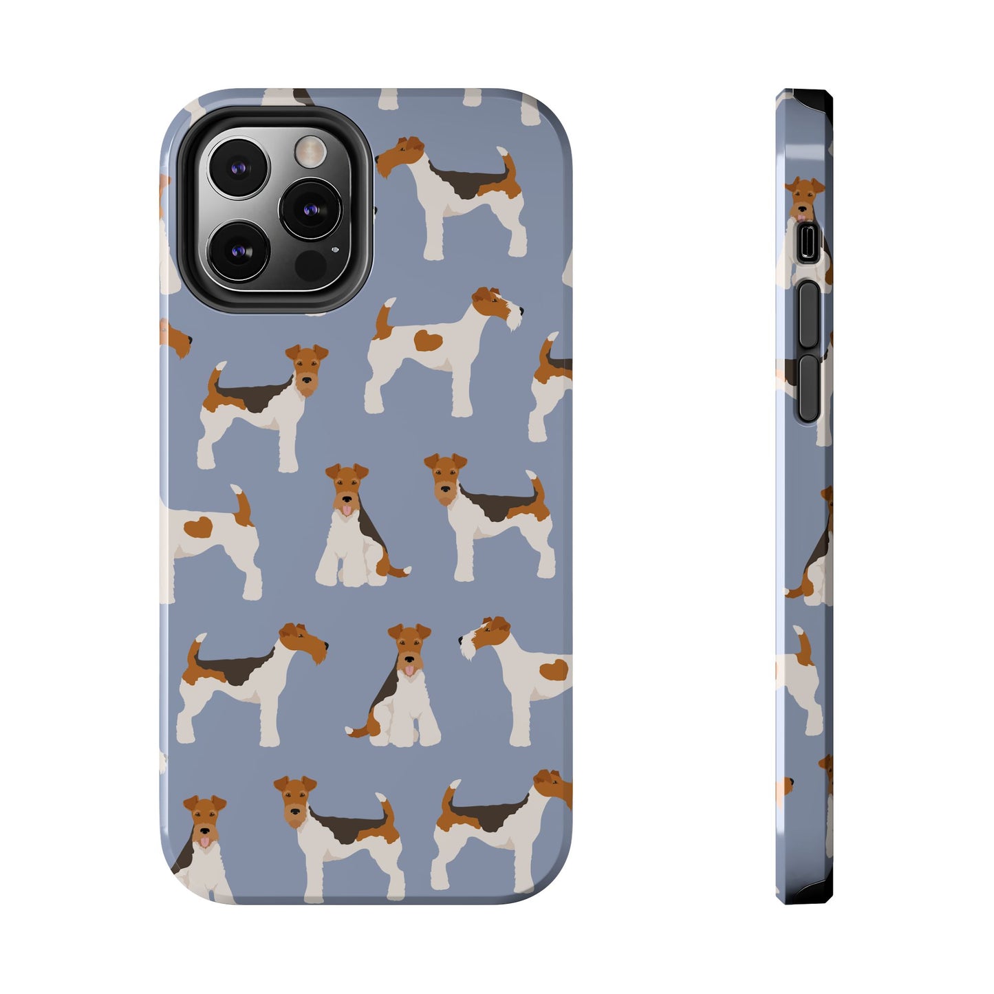 Playful Wire Fox Terrier Phone Case - Durable & Stylish Dog Lover Accessory