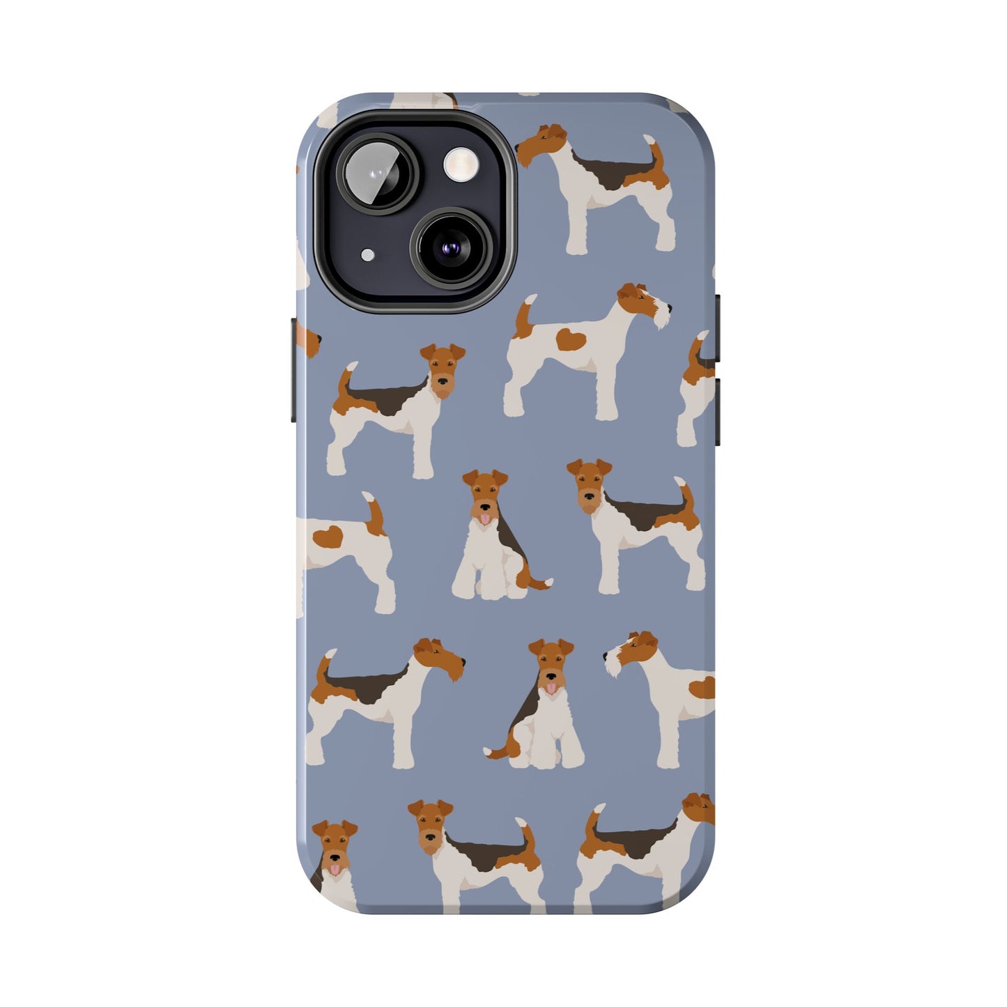 Playful Wire Fox Terrier Phone Case - Durable & Stylish Dog Lover Accessory