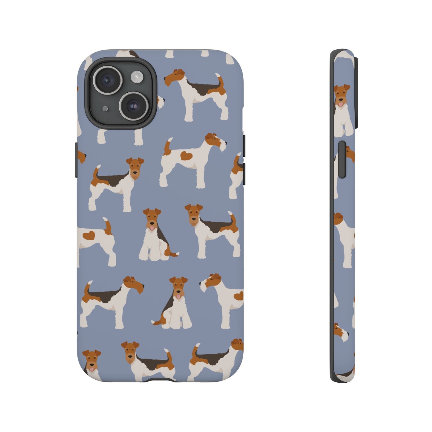 Wire Fox Terrier Lover Tough Case - Stylish Phone Case Featuring Playful Fox Terriers