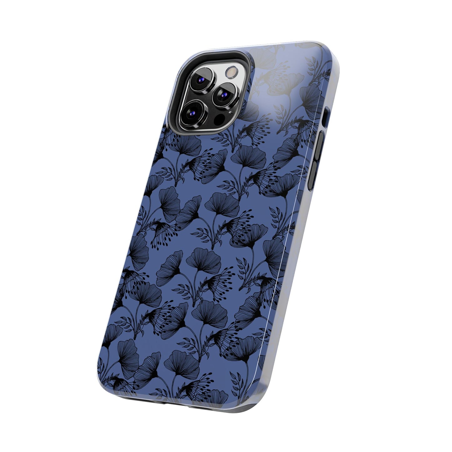 Ornate Floral Tough Phone Case - Durable Protection with Elegant Design