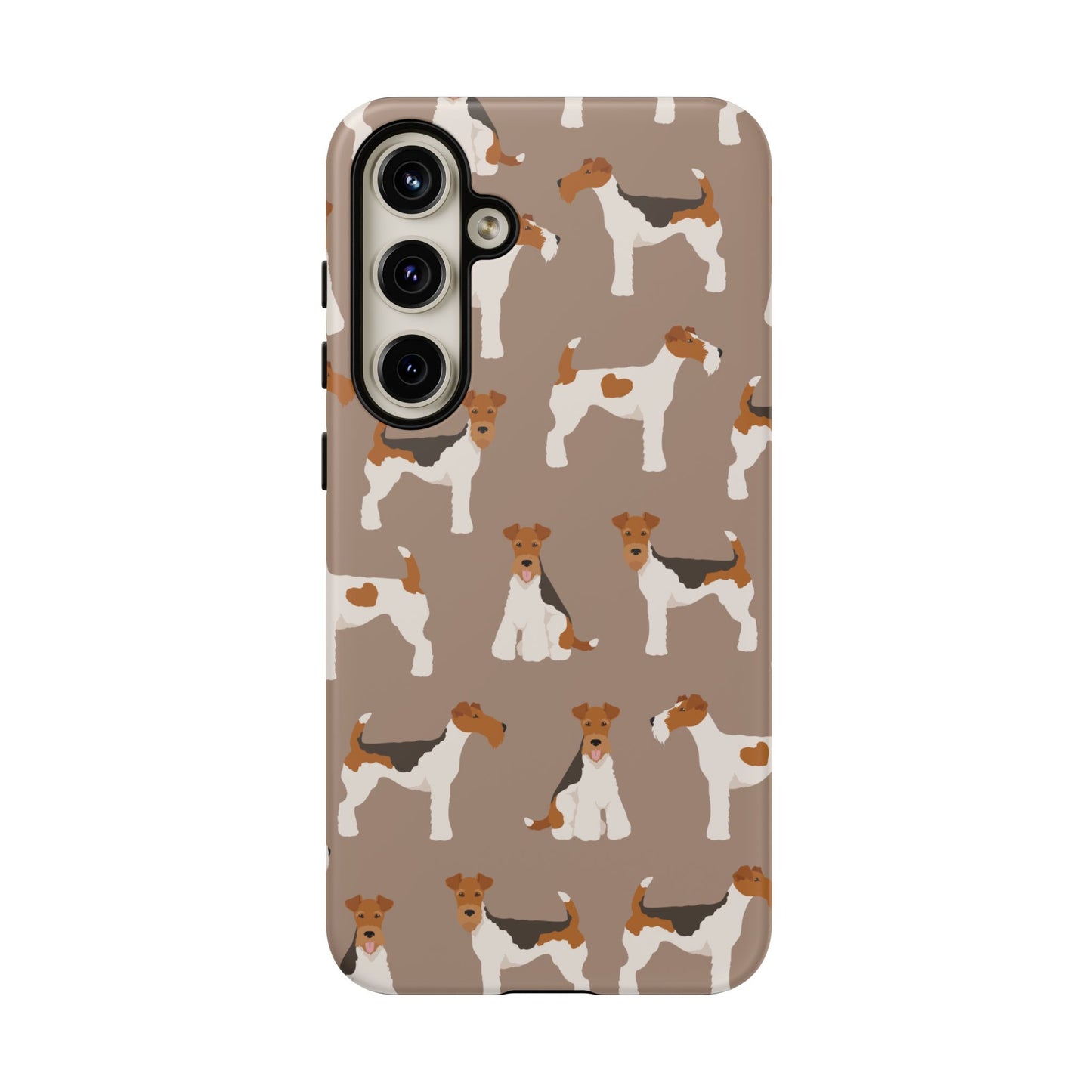 Wire Fox Terrier Lover Tough Case - Stylish Phone Case Featuring Playful Fox Terriers