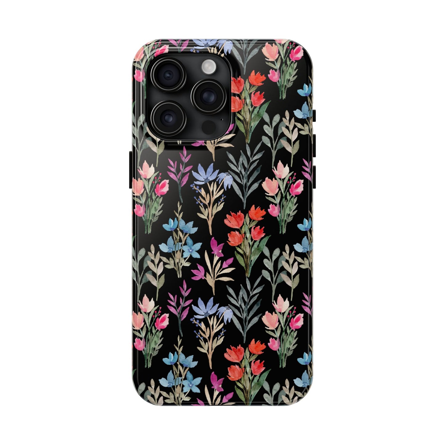 Floral Tough Phone Case - Durable Protection with Vibrant Botanical Design