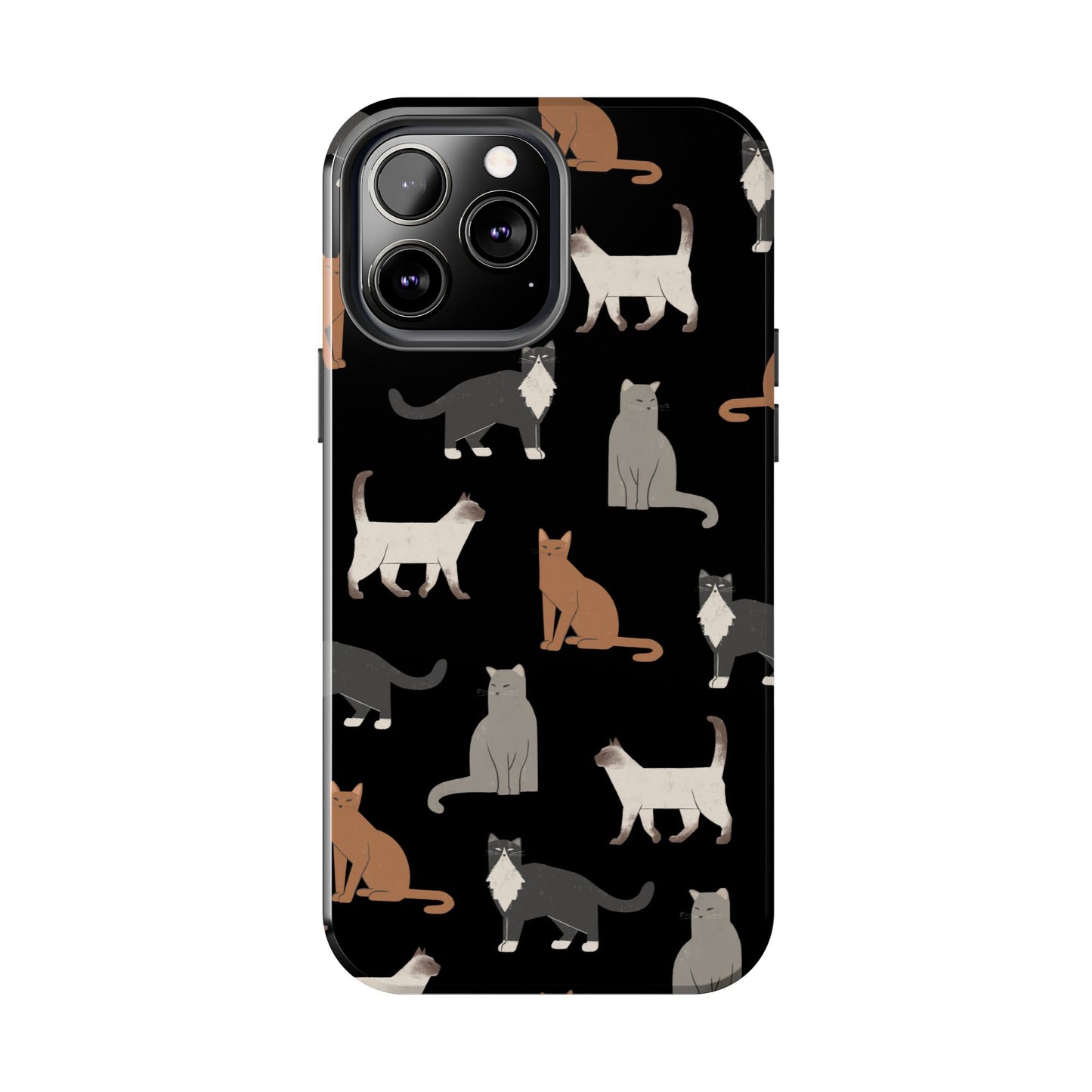 Cubist Cat Tough Phone Case - Stylish & Durable for Pet Fans