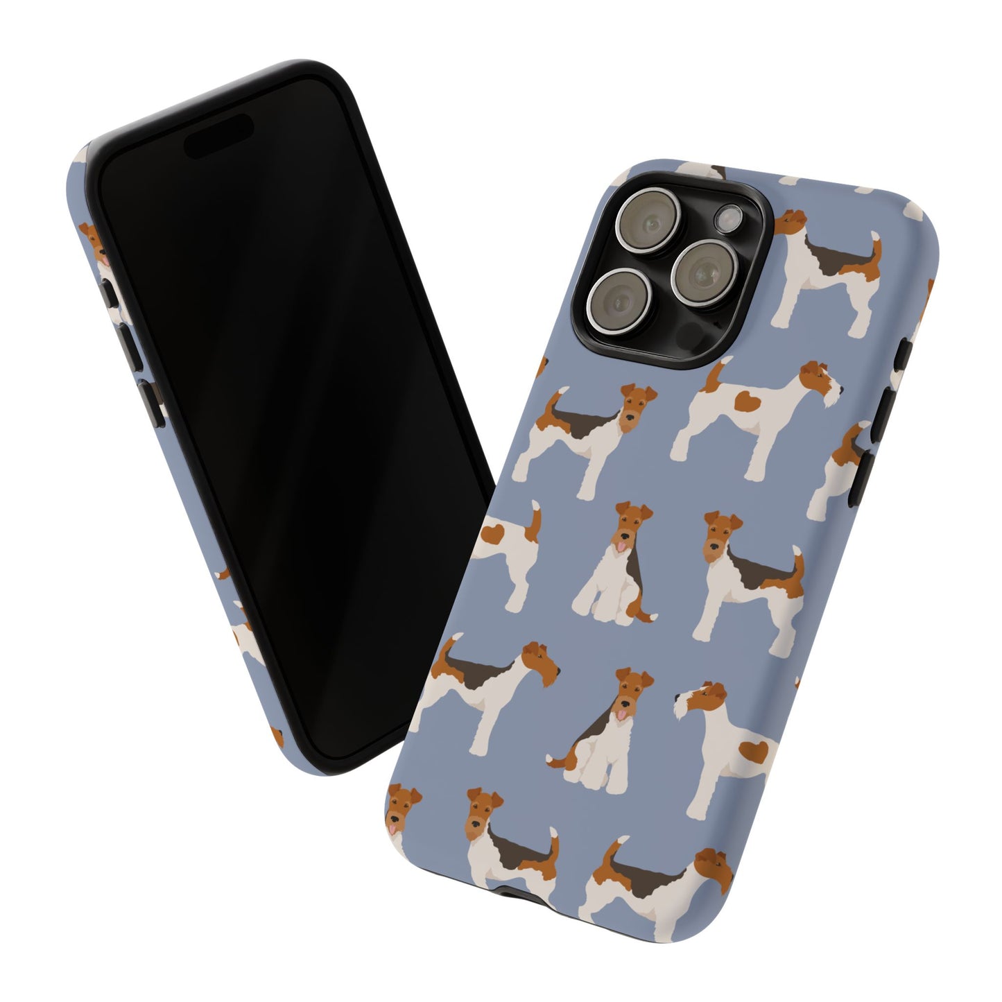 Wire Fox Terrier Lover Tough Case - Stylish Phone Case Featuring Playful Fox Terriers