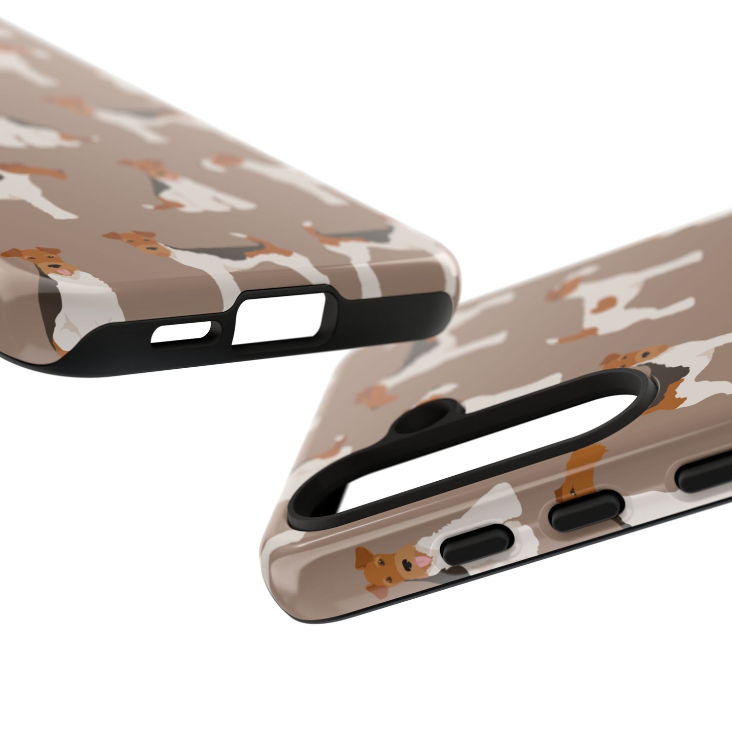 Wire Fox Terrier Lover Tough Case - Stylish Phone Case Featuring Playful Fox Terriers