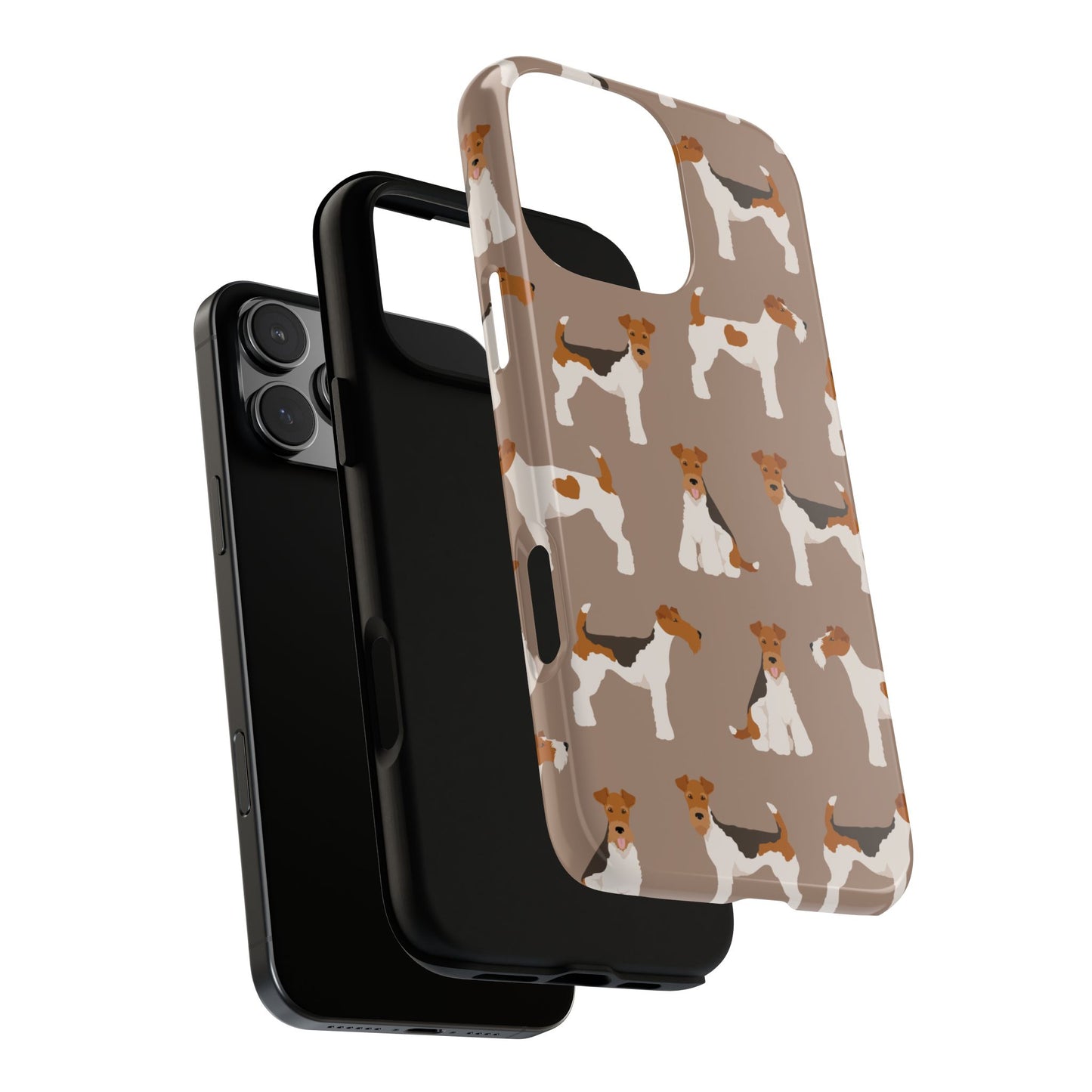 Wire Fox Terrier Lover Tough Case - Stylish Phone Case Featuring Playful Fox Terriers