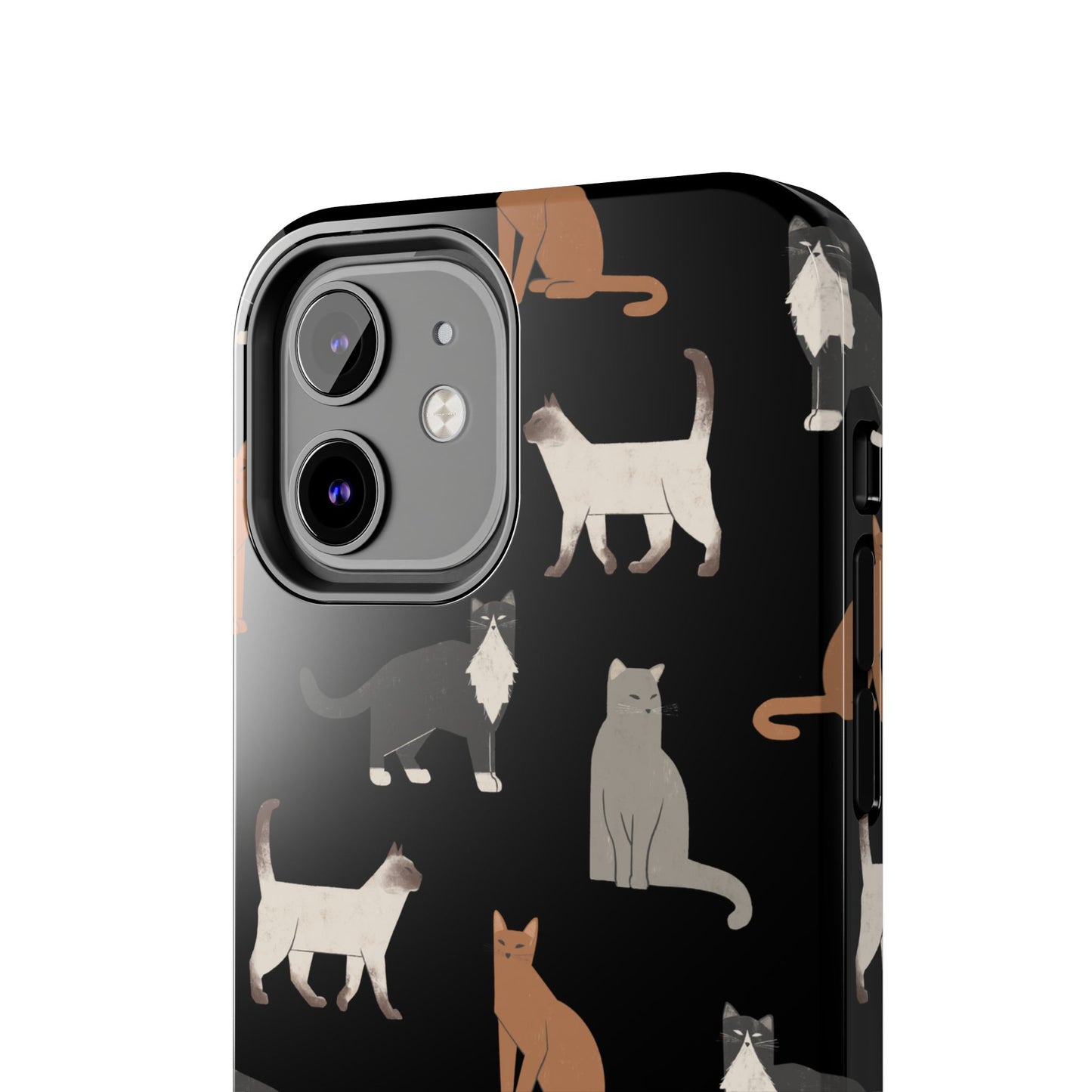 Cubist Cat Tough Phone Case - Stylish & Durable for Pet Fans