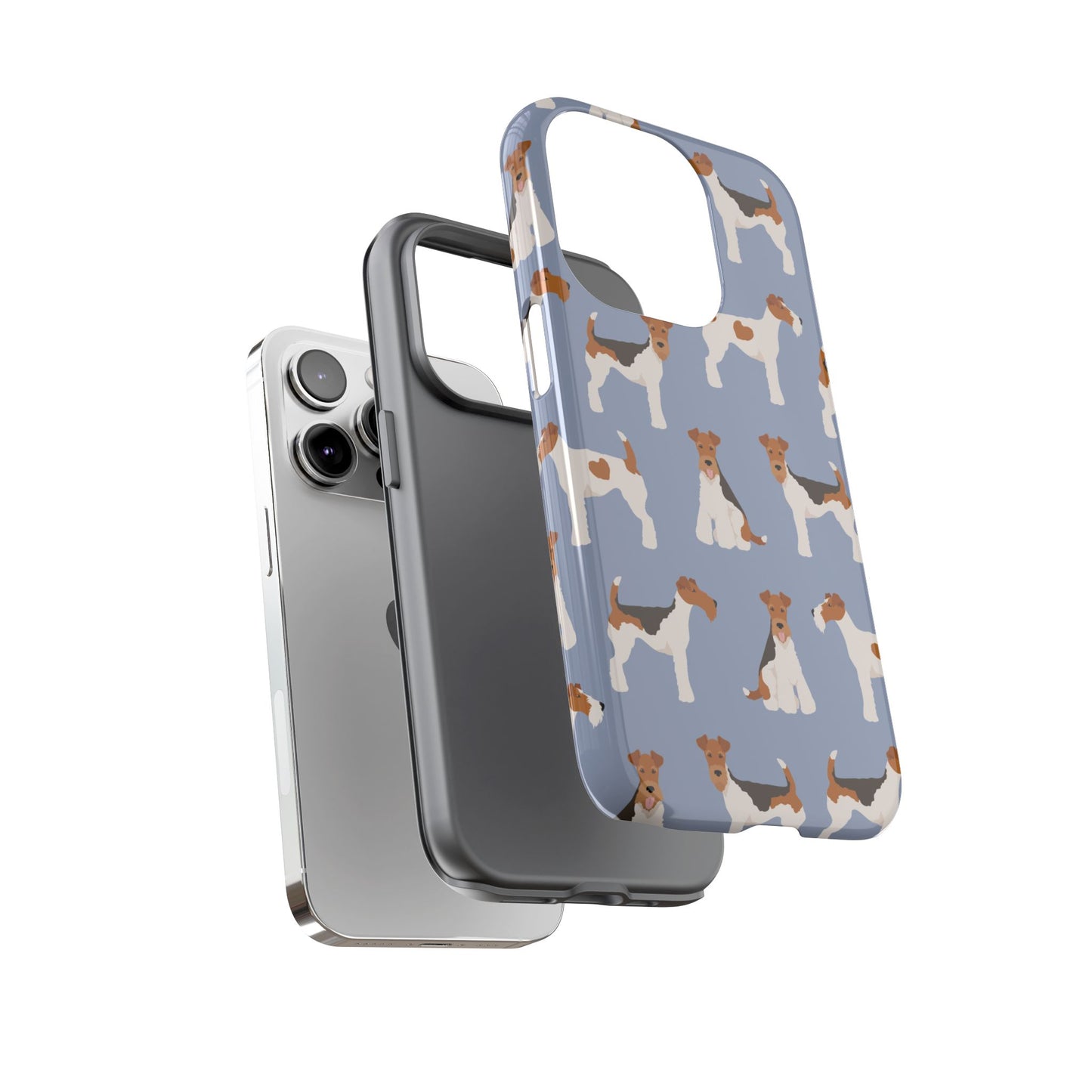 Wire Fox Terrier Lover Tough Case - Stylish Phone Case Featuring Playful Fox Terriers
