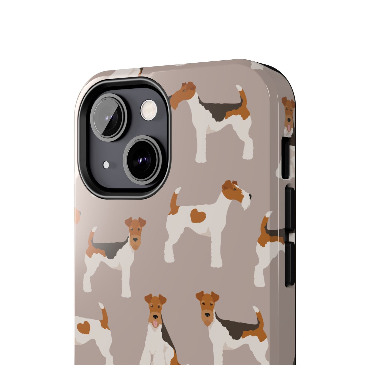 Cute Wire Fox Terrier Tough Phone Case - Durable and Stylish