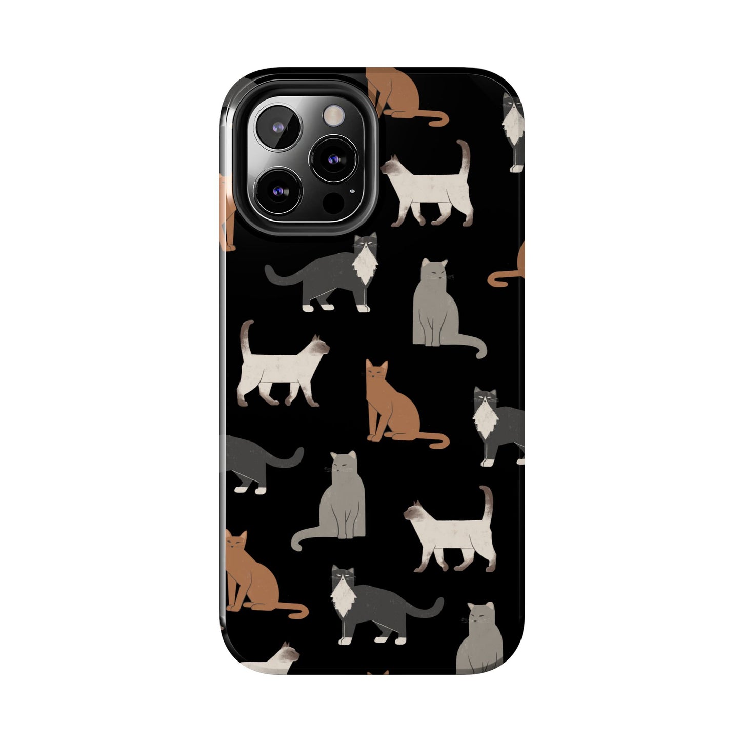 Cubist Cat Tough Phone Case - Stylish & Durable for Pet Fans