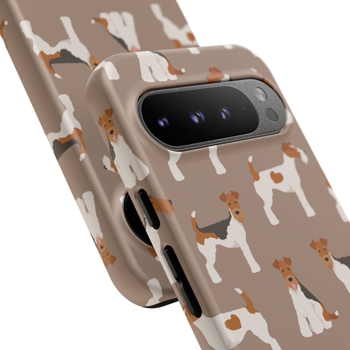 Wire Fox Terrier Lover Tough Case - Stylish Phone Case Featuring Playful Fox Terriers
