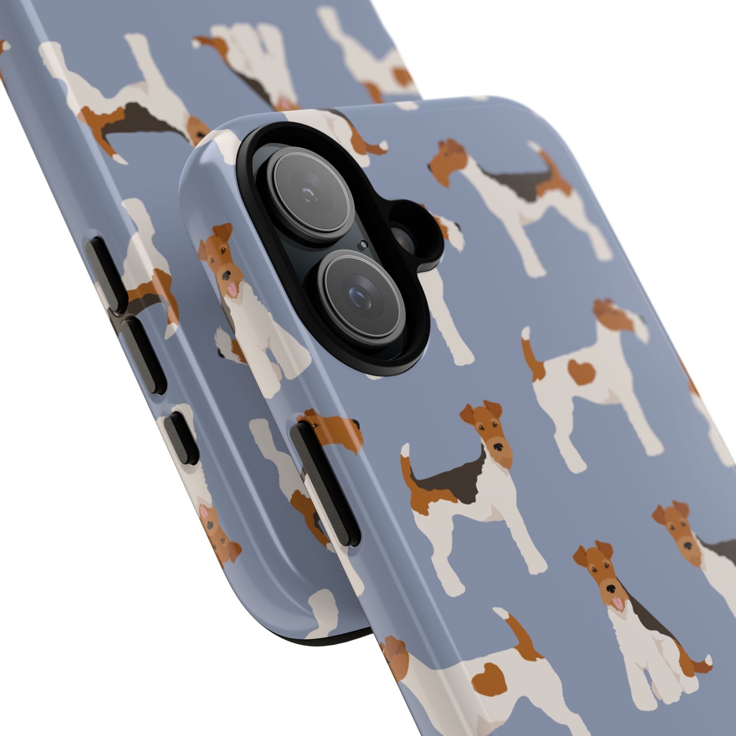 Wire Fox Terrier Lover Tough Case - Stylish Phone Case Featuring Playful Fox Terriers