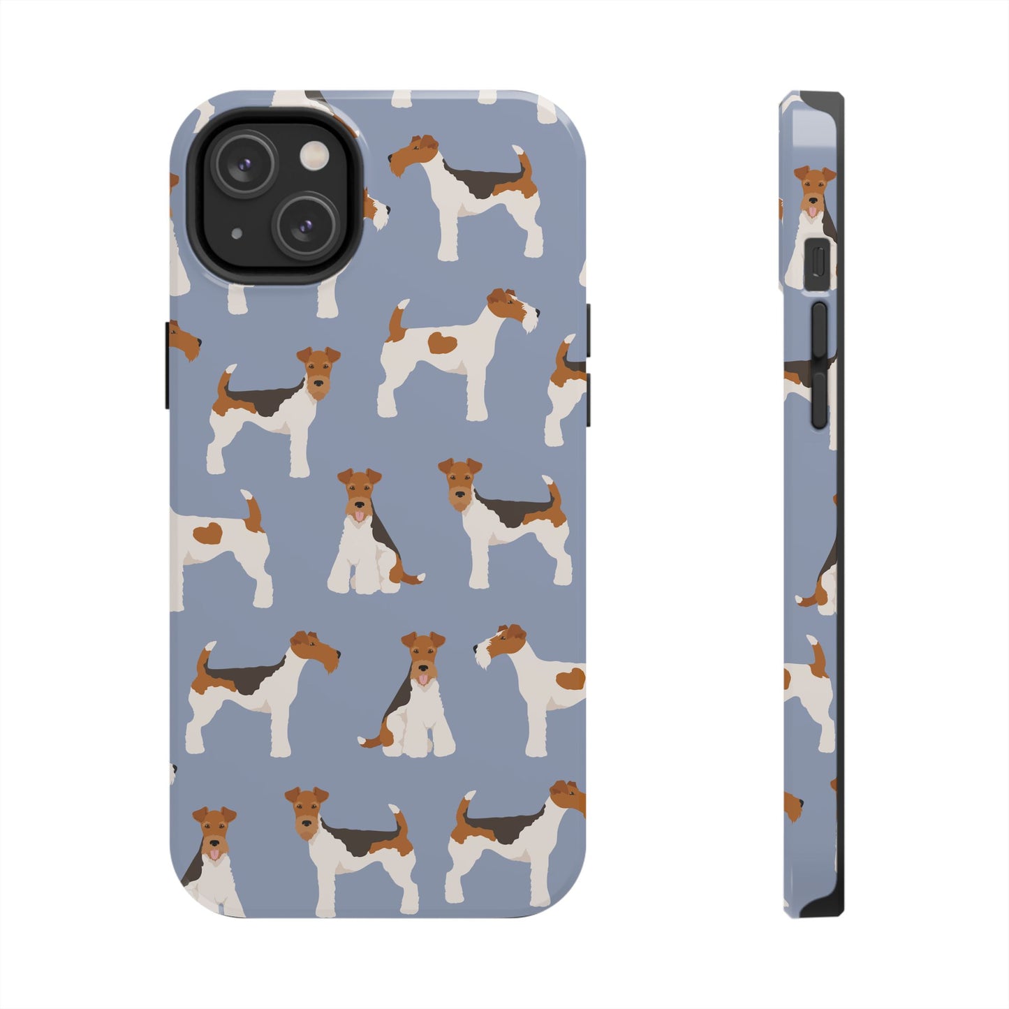 Playful Wire Fox Terrier Phone Case - Durable & Stylish Dog Lover Accessory