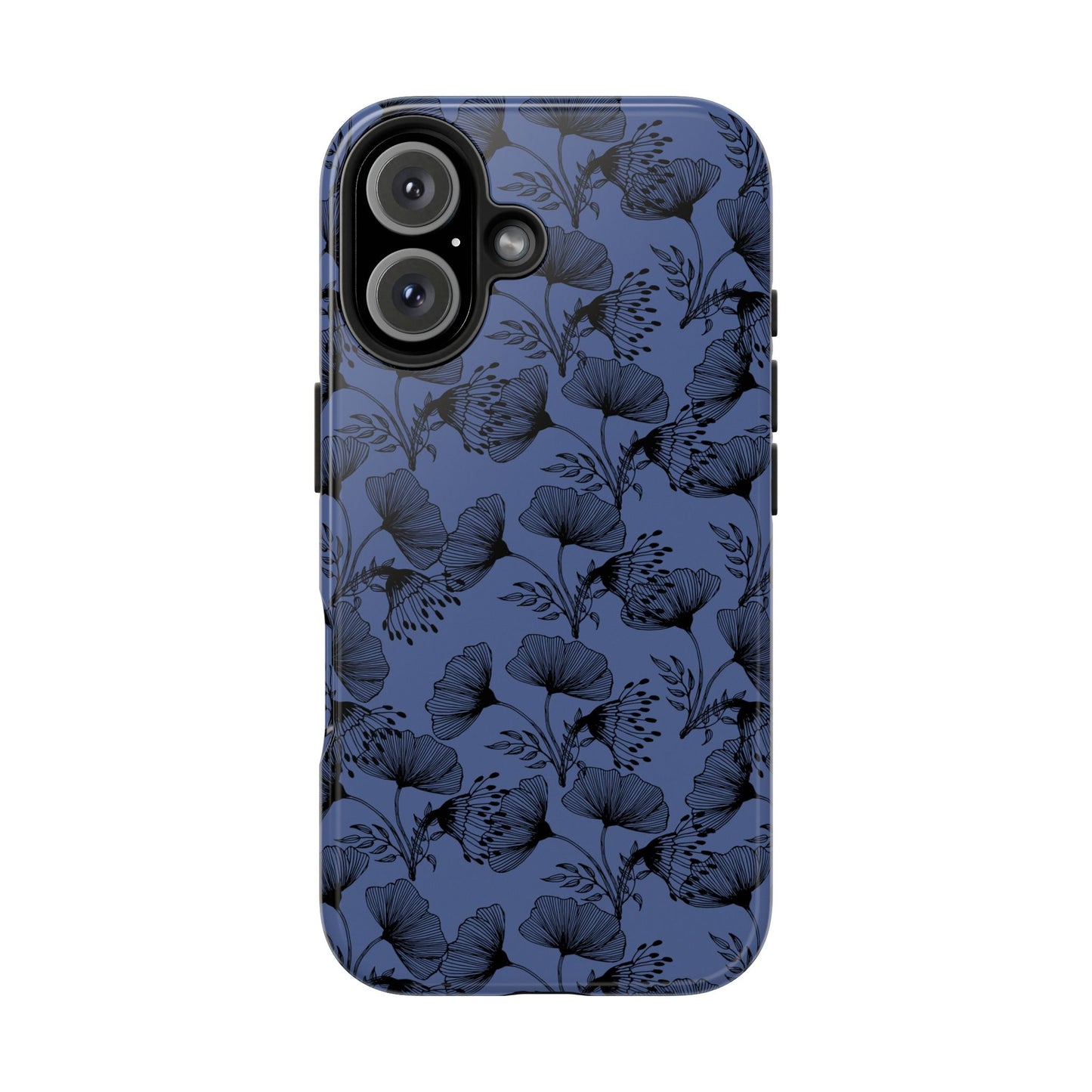 Ornate Floral Tough Phone Case - Durable Protection with Elegant Design