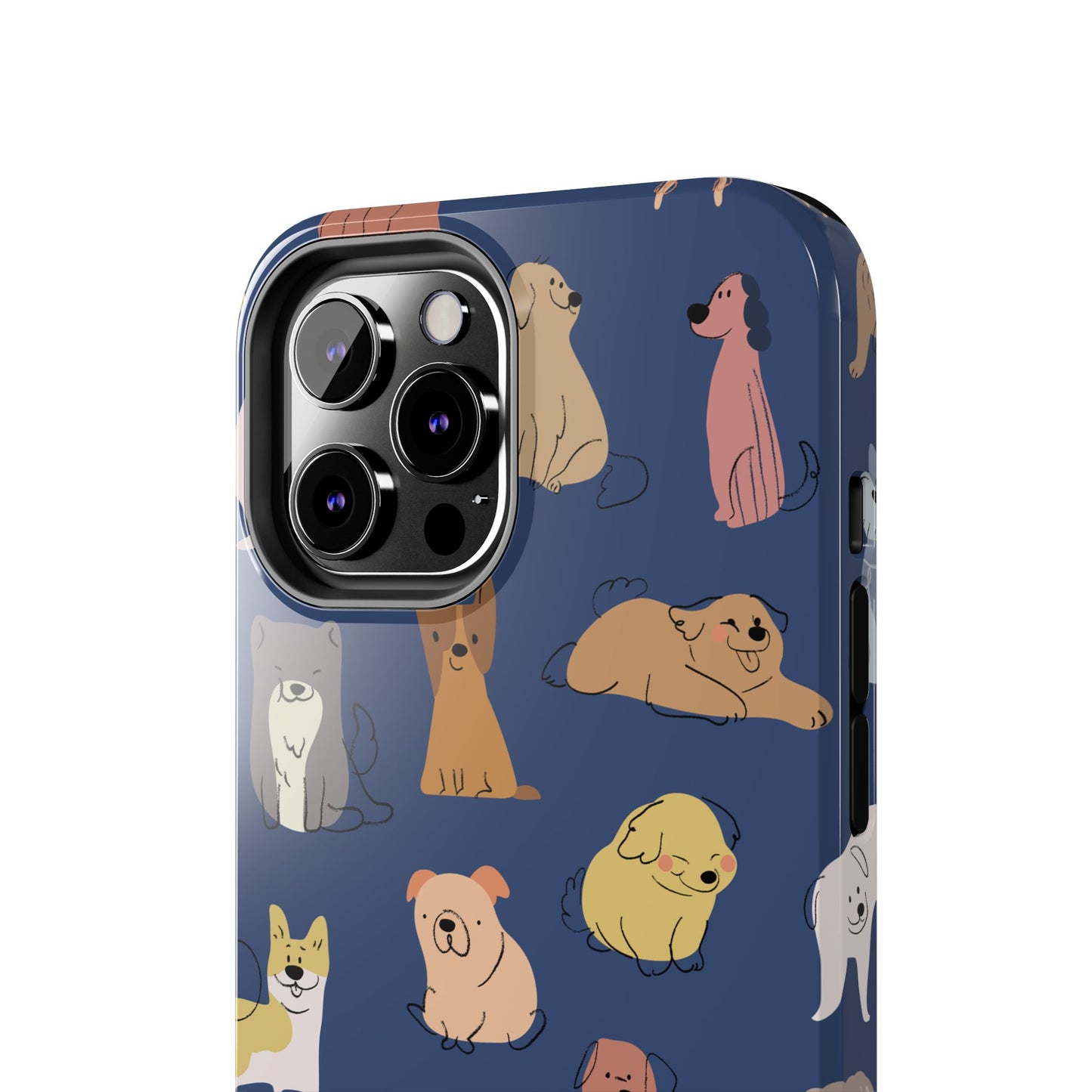 Cute Cartoon Dog Tough Phone Case - Perfect for Pet Lovers