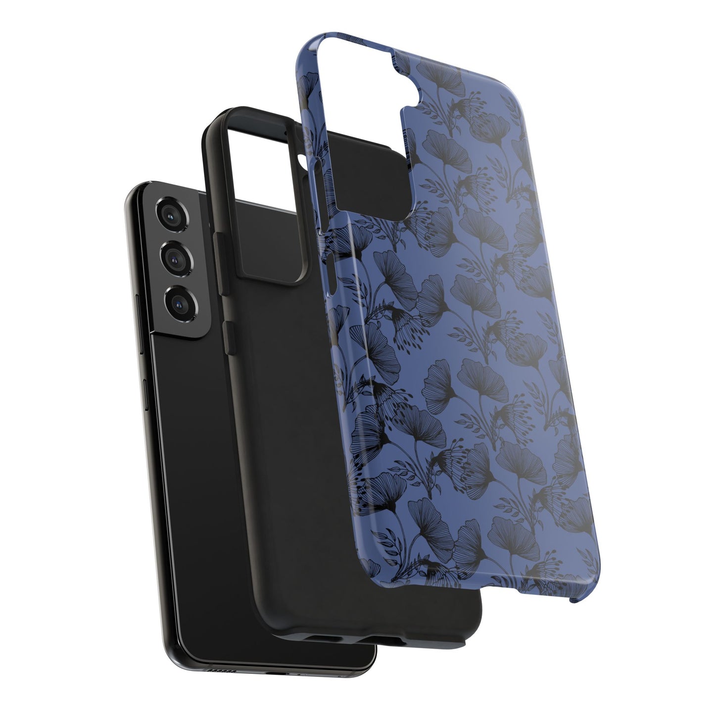 Ornate Floral Tough Phone Case - Durable Protection with Elegant Design