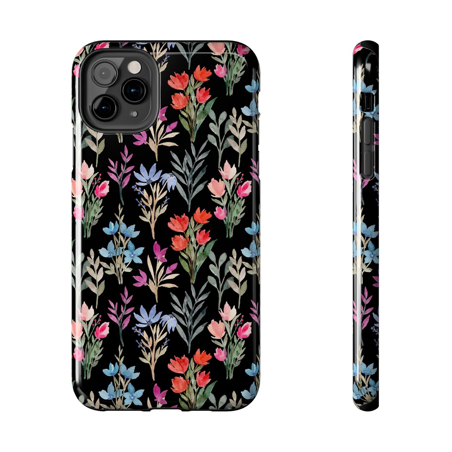 Floral Tough Phone Case - Durable Protection with Vibrant Botanical Design
