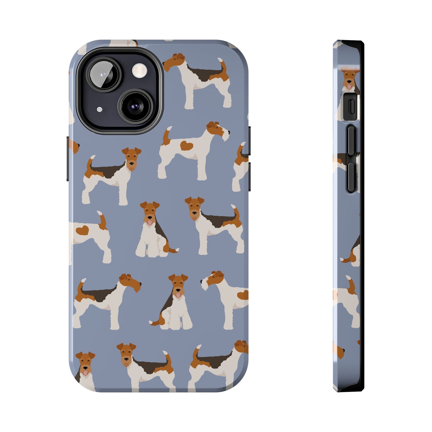 Playful Wire Fox Terrier Phone Case - Durable & Stylish Dog Lover Accessory